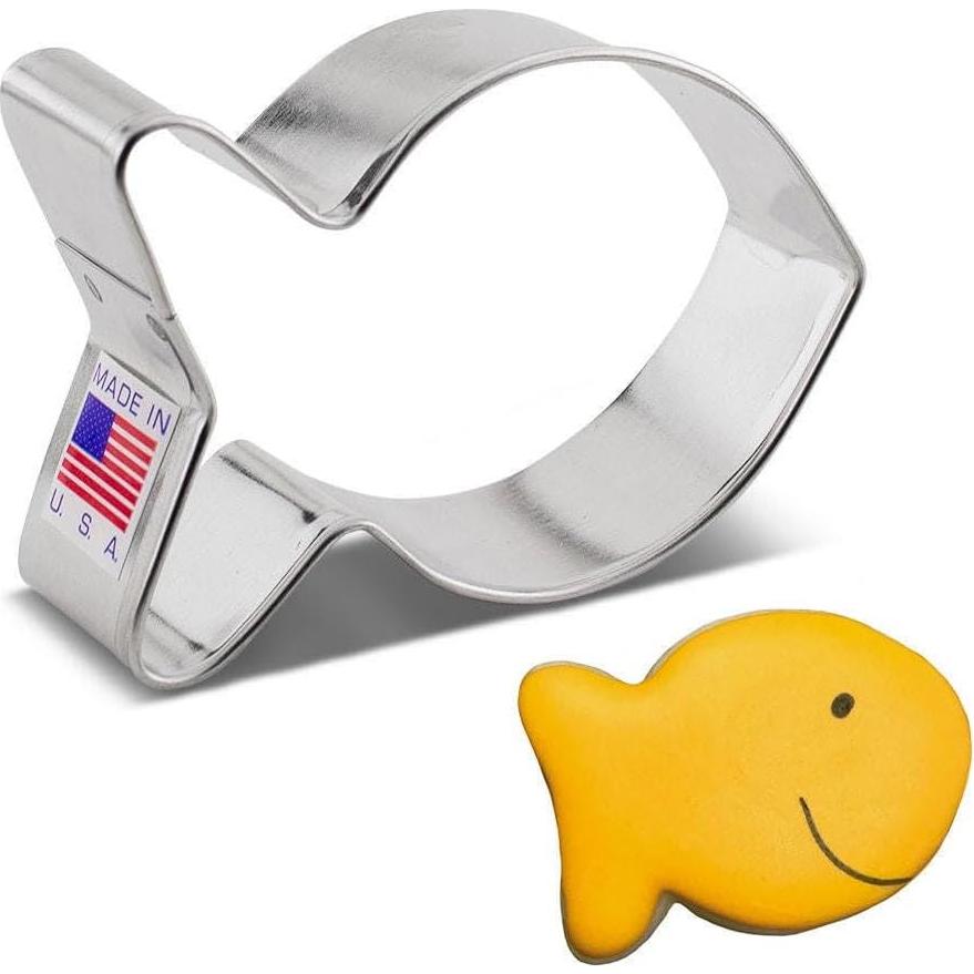Cortador de Galletas Pez Dorado Ann Clark 7,6 cm Acero