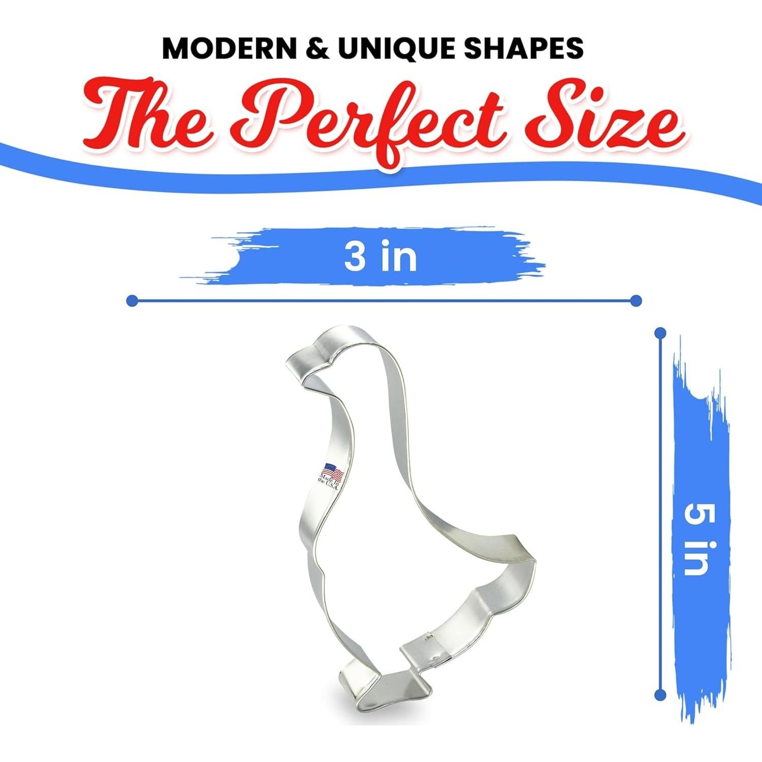 Cortador de Galletas Foose Ganso Canadiense 12 cm Acero Inoxidable