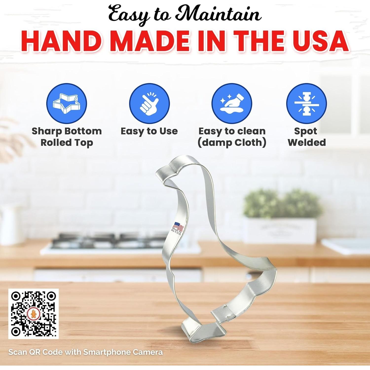 Cortador de Galletas Foose Ganso Canadiense 12 cm Acero Inoxidable