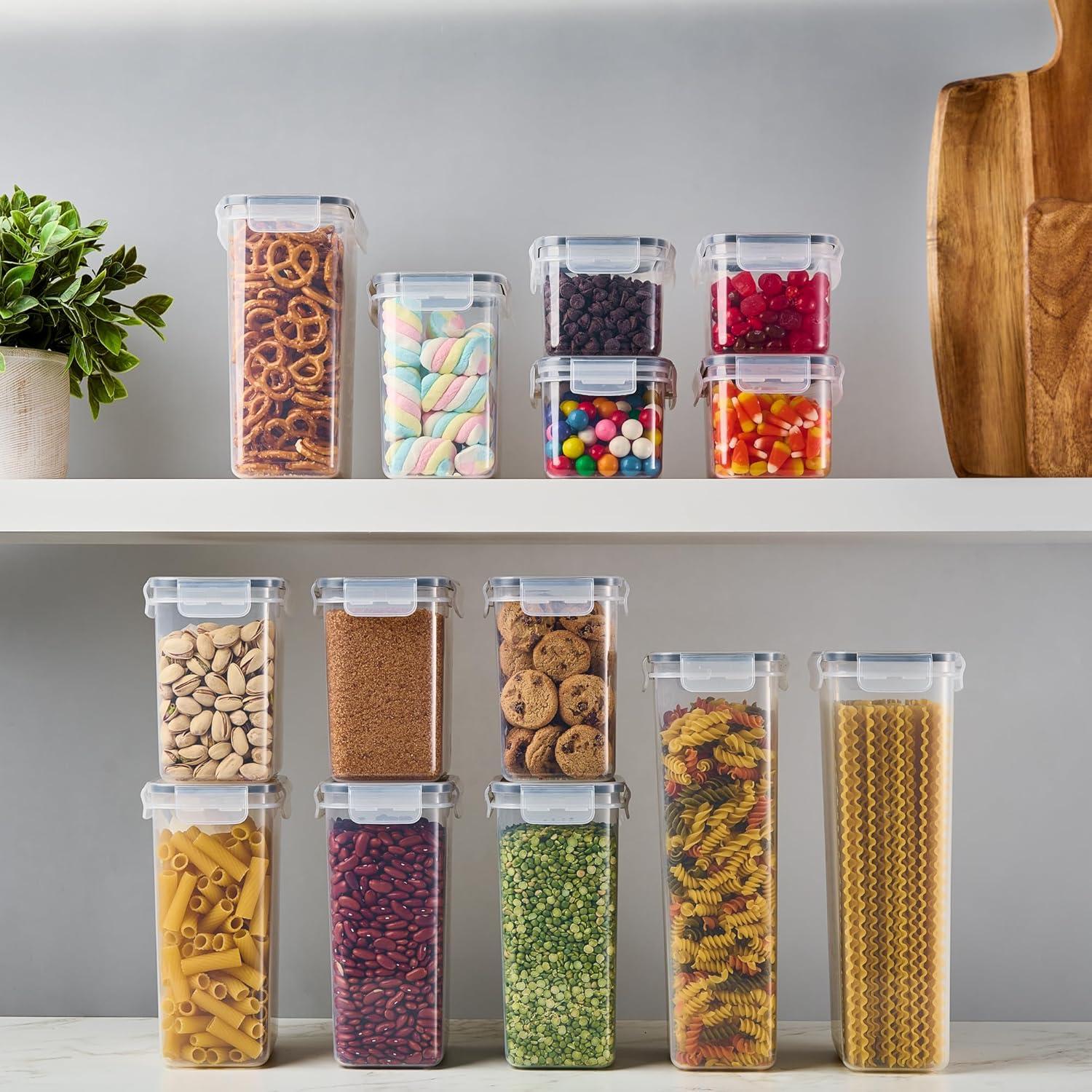 Contenedores de Almacenamiento DWËLLZA KITCHEN Set 14 Plástico