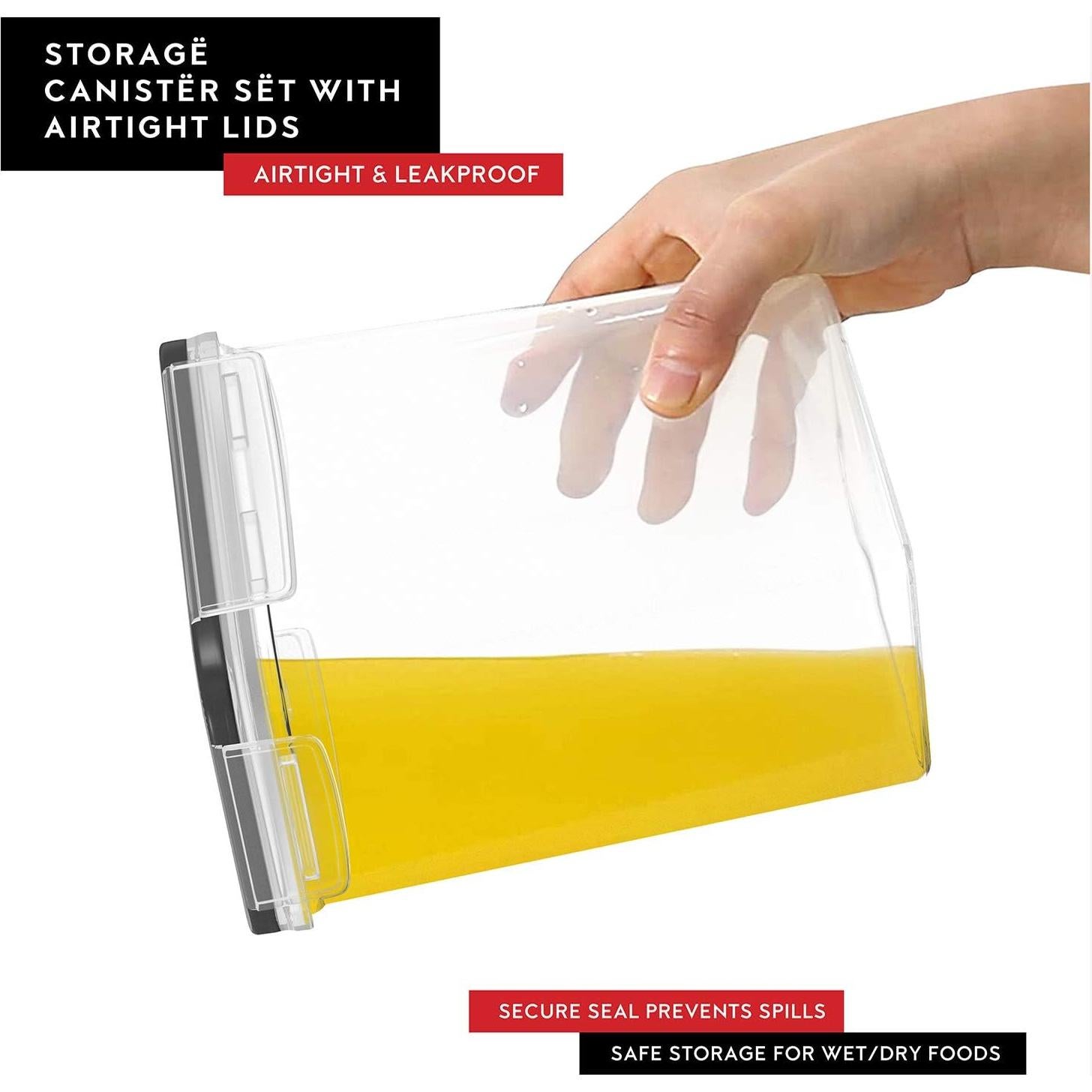 Contenedores de Almacenamiento DWËLLZA KITCHEN Set 14 Plástico