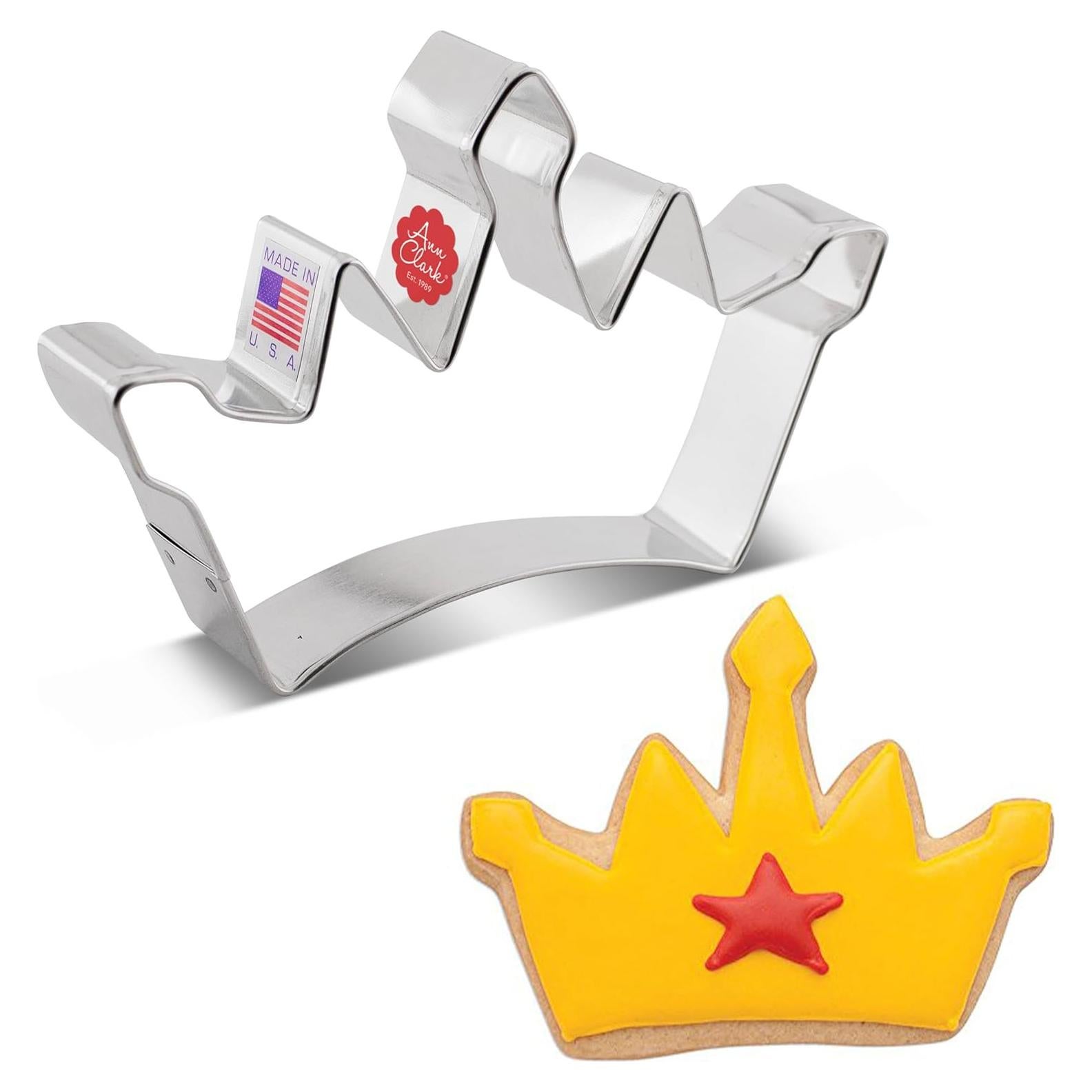 Cortador de Galletas Corona de Princesa Ann Clark 8,26x12,07cm