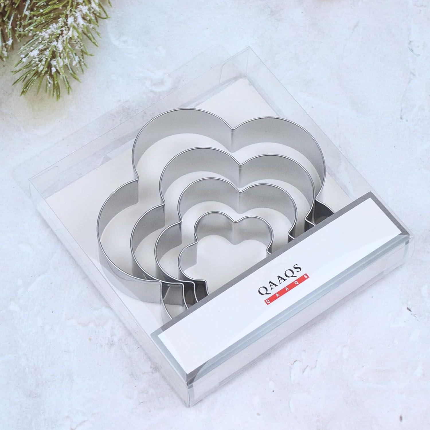 Juego de Cortadores de Galletas QAAQS Flor de Ciruelo 4 Pzs