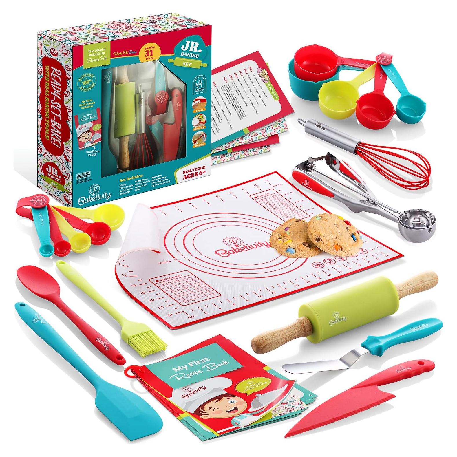 Set de Cocina para Niños Baketivity 31 Piezas Utensilios