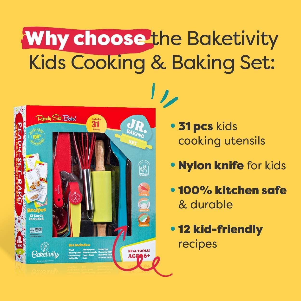 Set de Cocina para Niños Baketivity 31 Piezas Utensilios