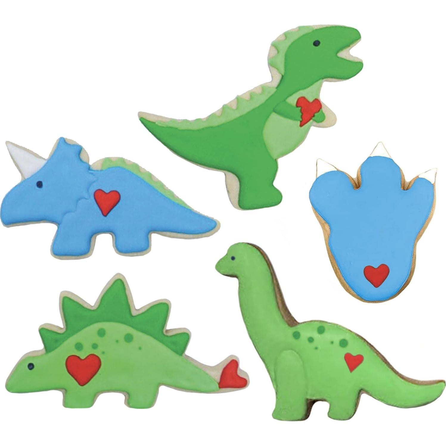 Cortadores de Galletas Ann Clark Dinosaurios Set 5 Piezas
