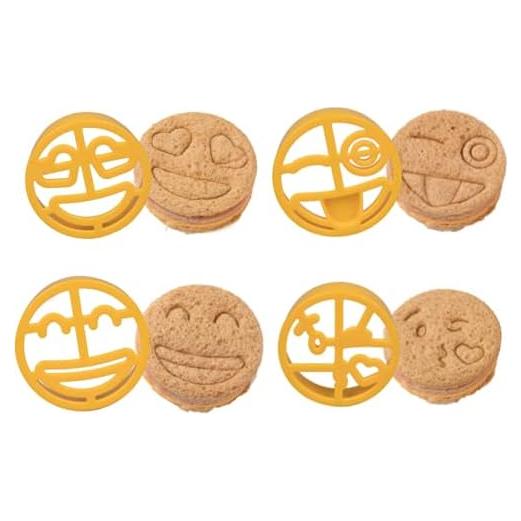 Cortadores de Sándwich Emoji Bentology - Set de 4 Formas