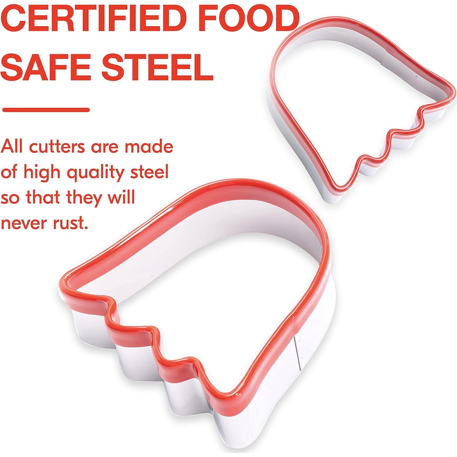 Cortadores de Galletas Fantasma COOKIEQUE 2 Piezas Acero Inoxidable