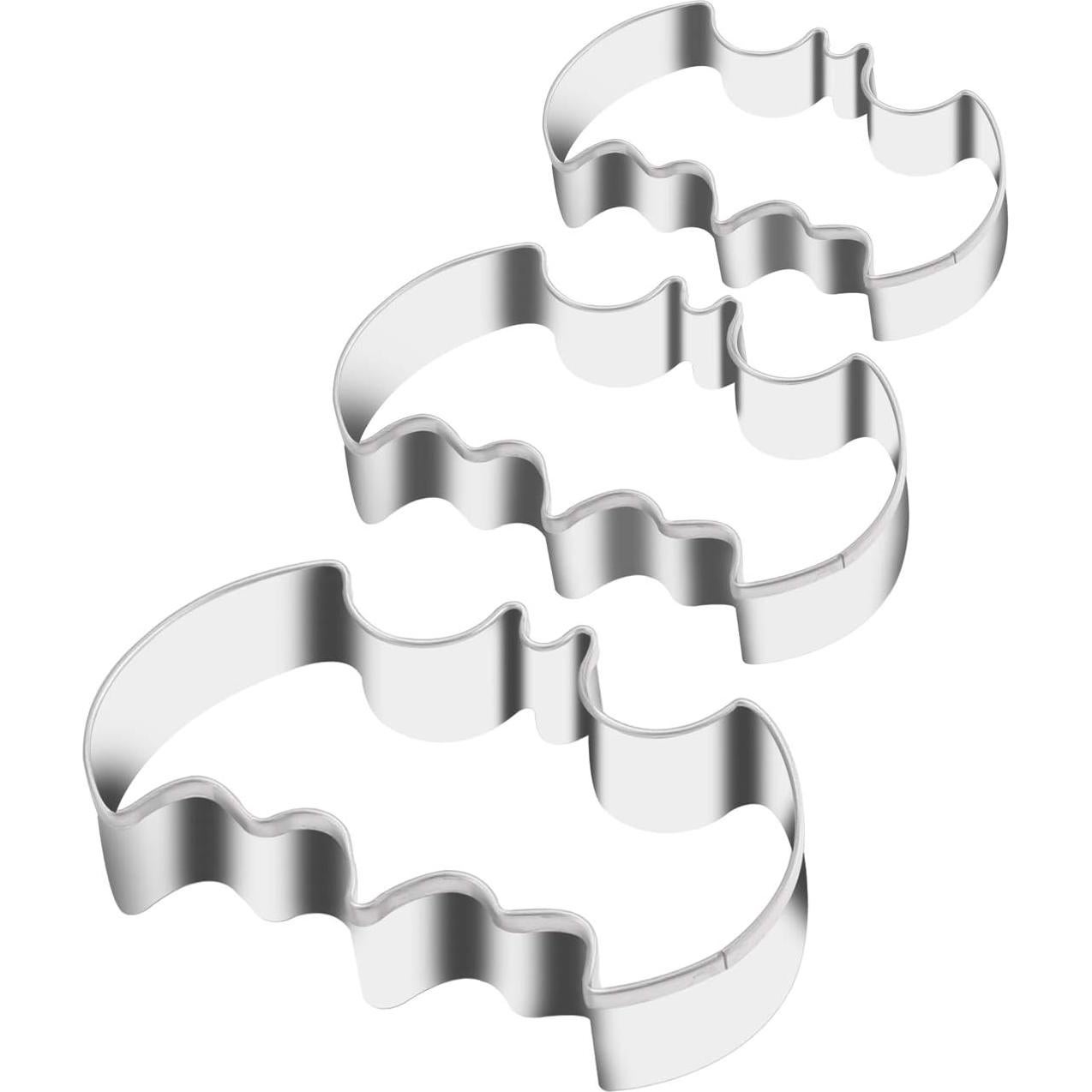 Juego de 3 Cortadores de Galletas Murciélago KSPOWWIN