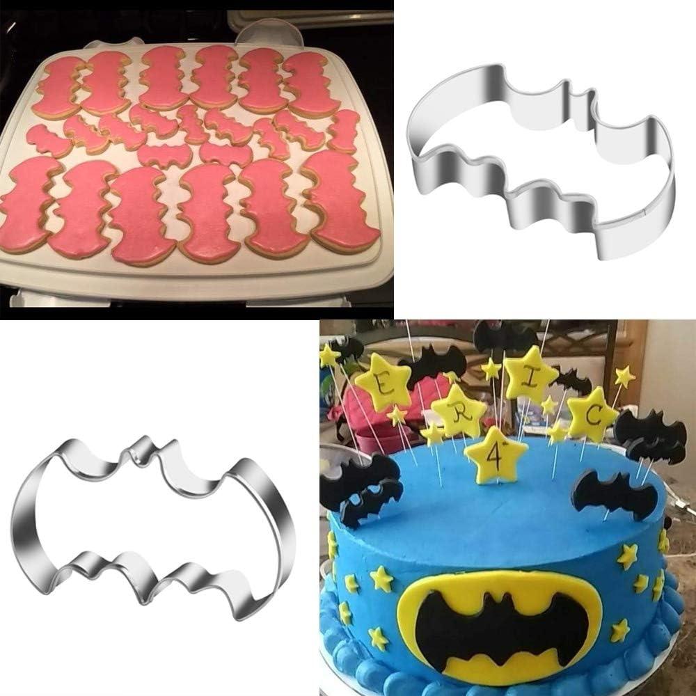 Juego de 3 Cortadores de Galletas Murciélago KSPOWWIN