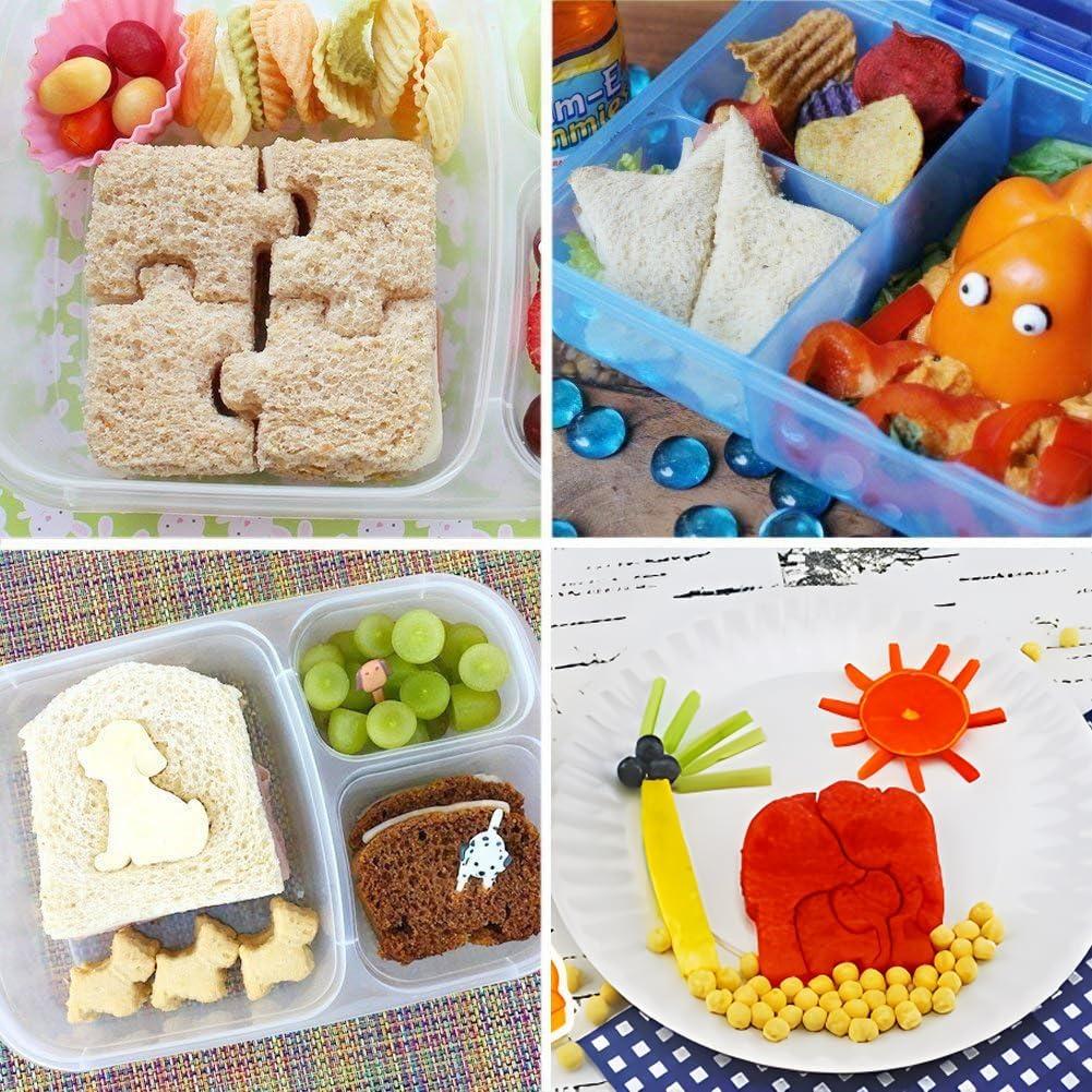 Cortadores de Sándwich Anberky 16 Piezas Animales Colorido