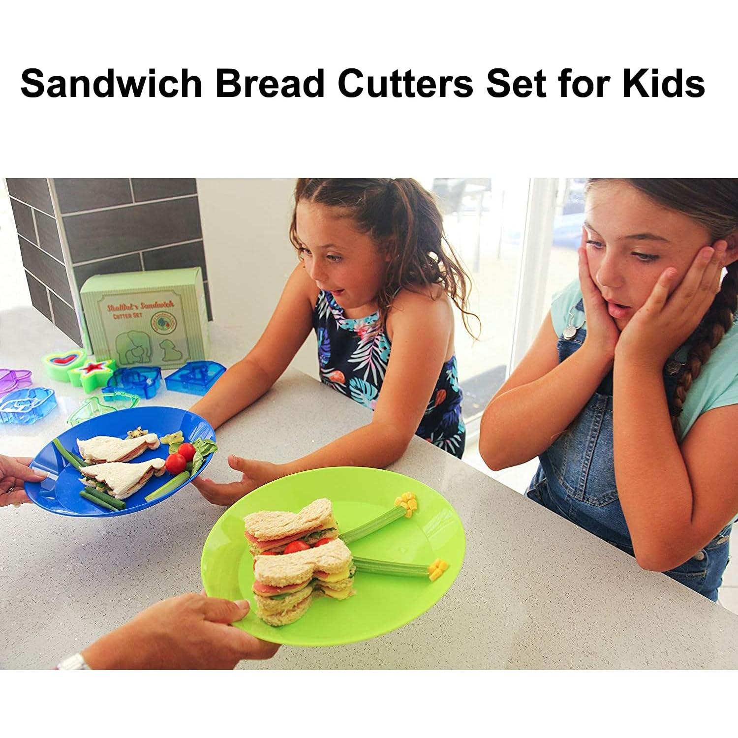 Cortadores de Sándwich Anberky 16 Piezas Animales Colorido