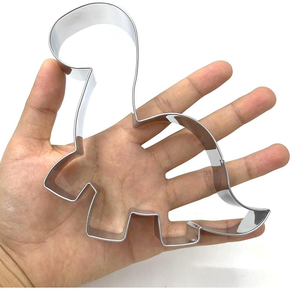 Cortador de Galletas Dinosaurio LILIAO Acero Inoxidable 11,43 cm