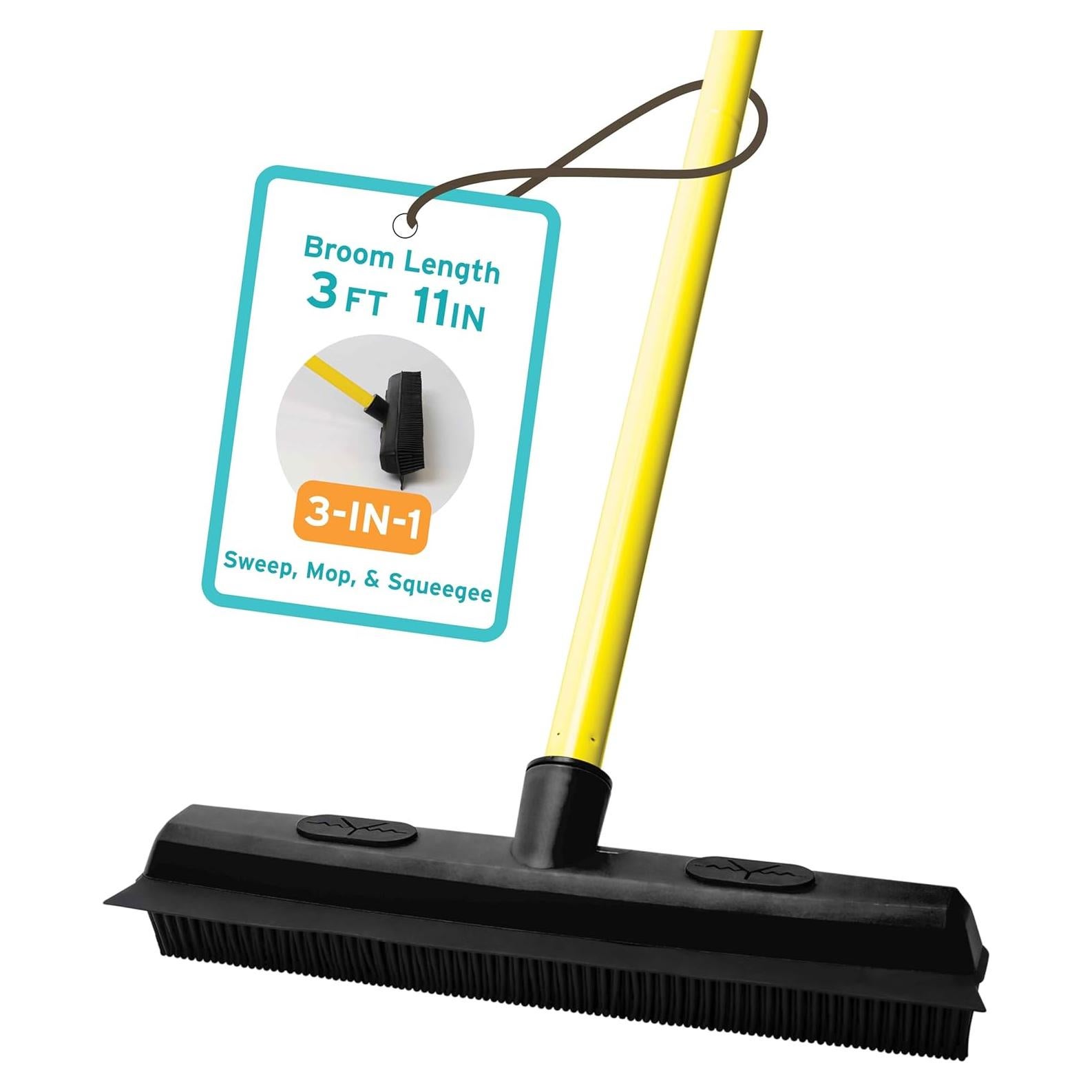 Escoba FURemover con Paño Microfibra 119 cm para Mascotas