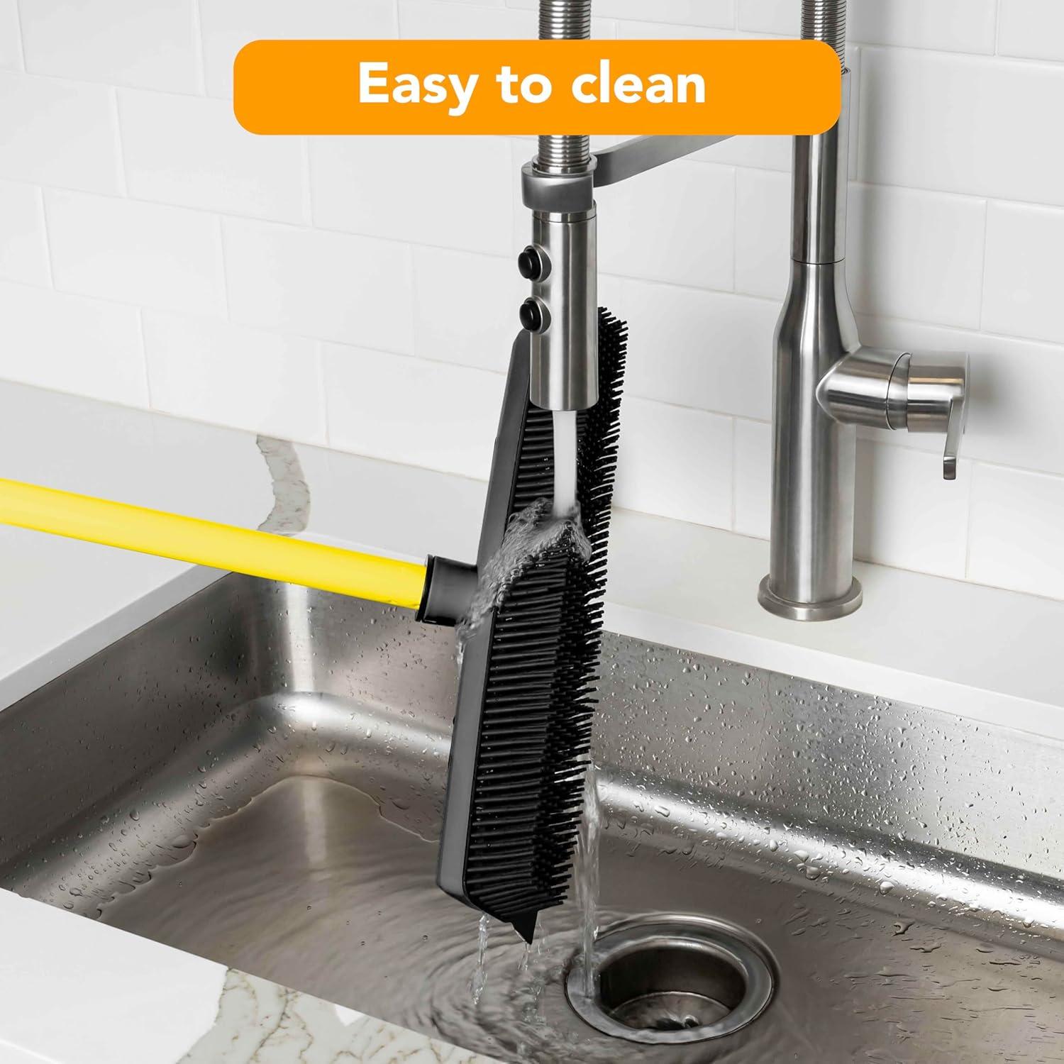 Escoba FURemover con Paño Microfibra 119 cm para Mascotas