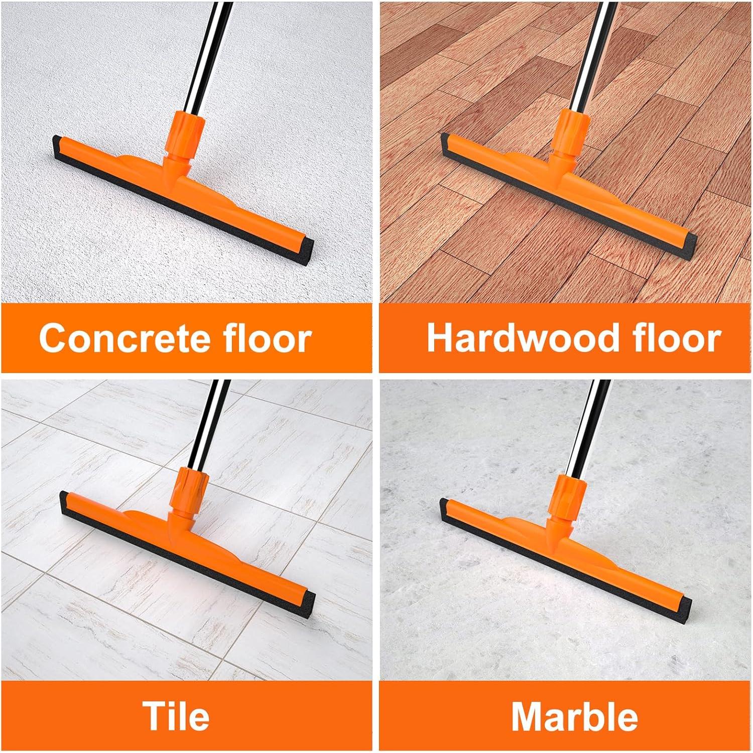 Limpiador de Suelos ITTAR con Mango Ajustable 158 cm y Cuchilla EVA