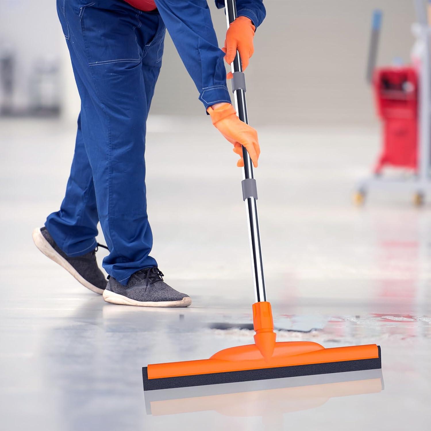 Limpiador de Suelos ITTAR con Mango Ajustable 158 cm y Cuchilla EVA
