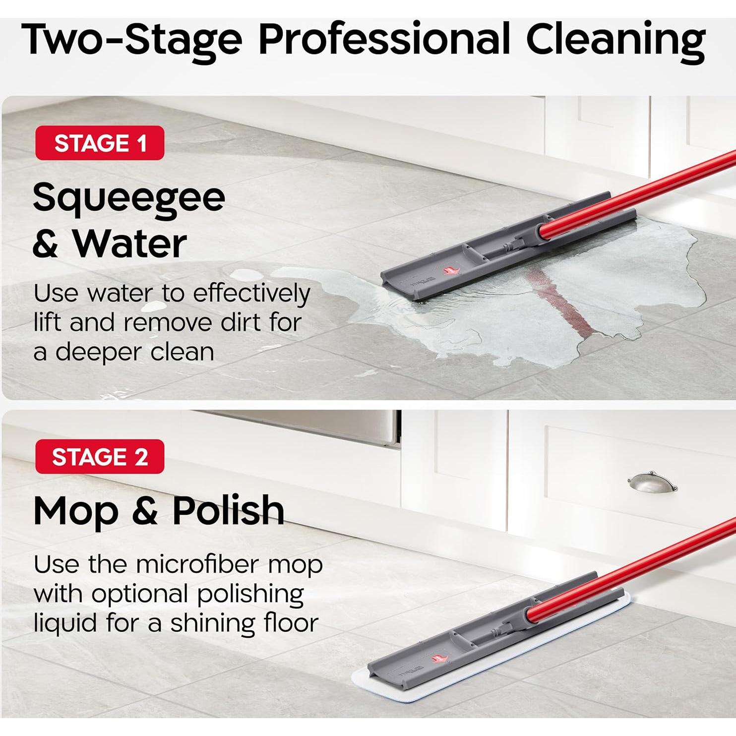 Tyroler MoppyShmoppy 2-en-1 Limpiaparabris y Mop 41.9 cm