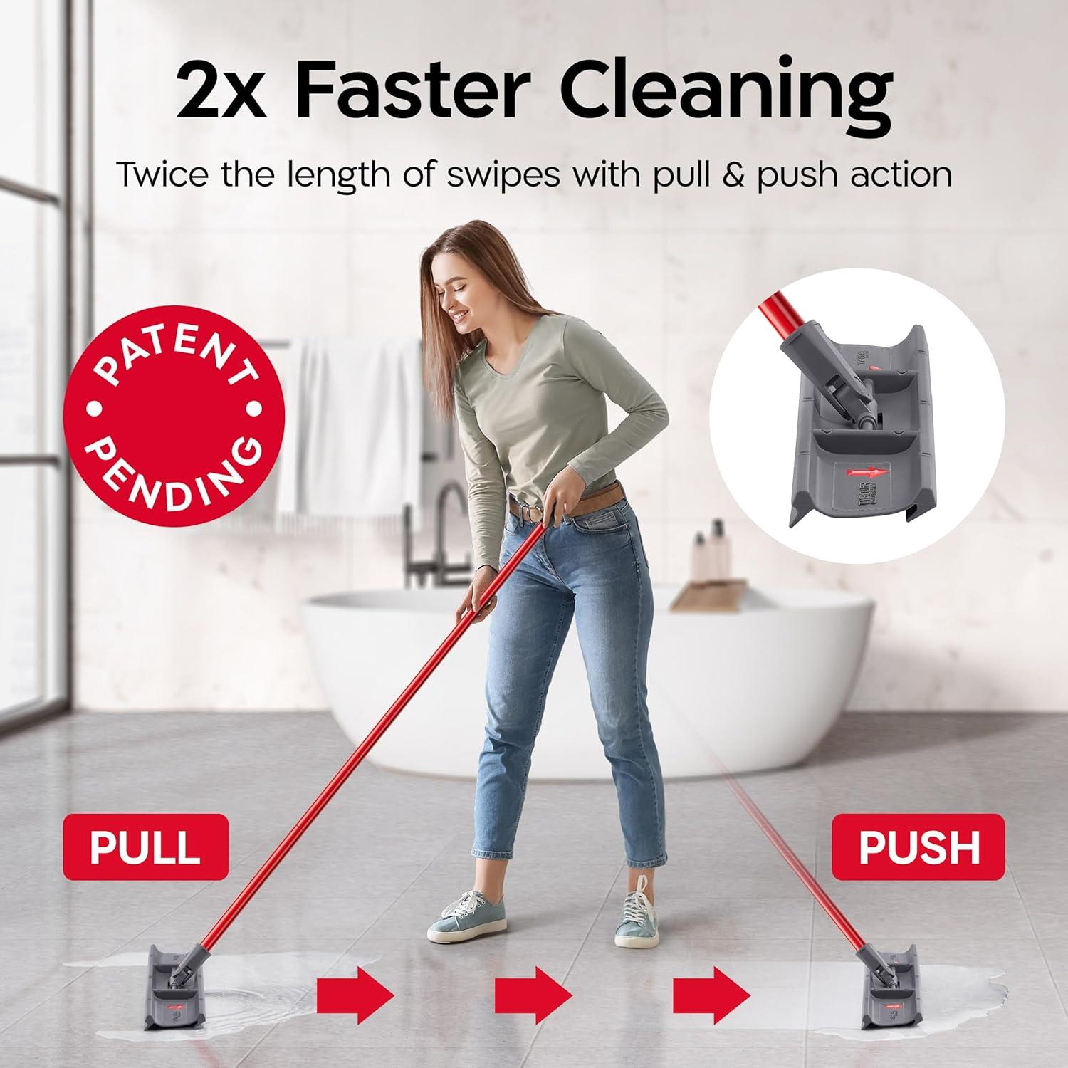 Tyroler MoppyShmoppy 2-en-1 Limpiaparabris y Mop 41.9 cm