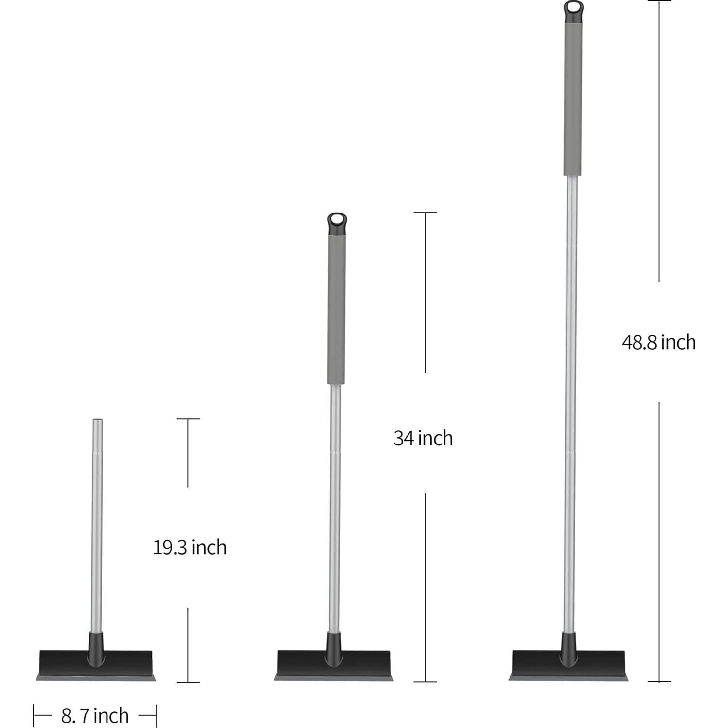 Cepillo de Suelo MR.SIGA 2 en 1 con Mango Ajustable 124 cm