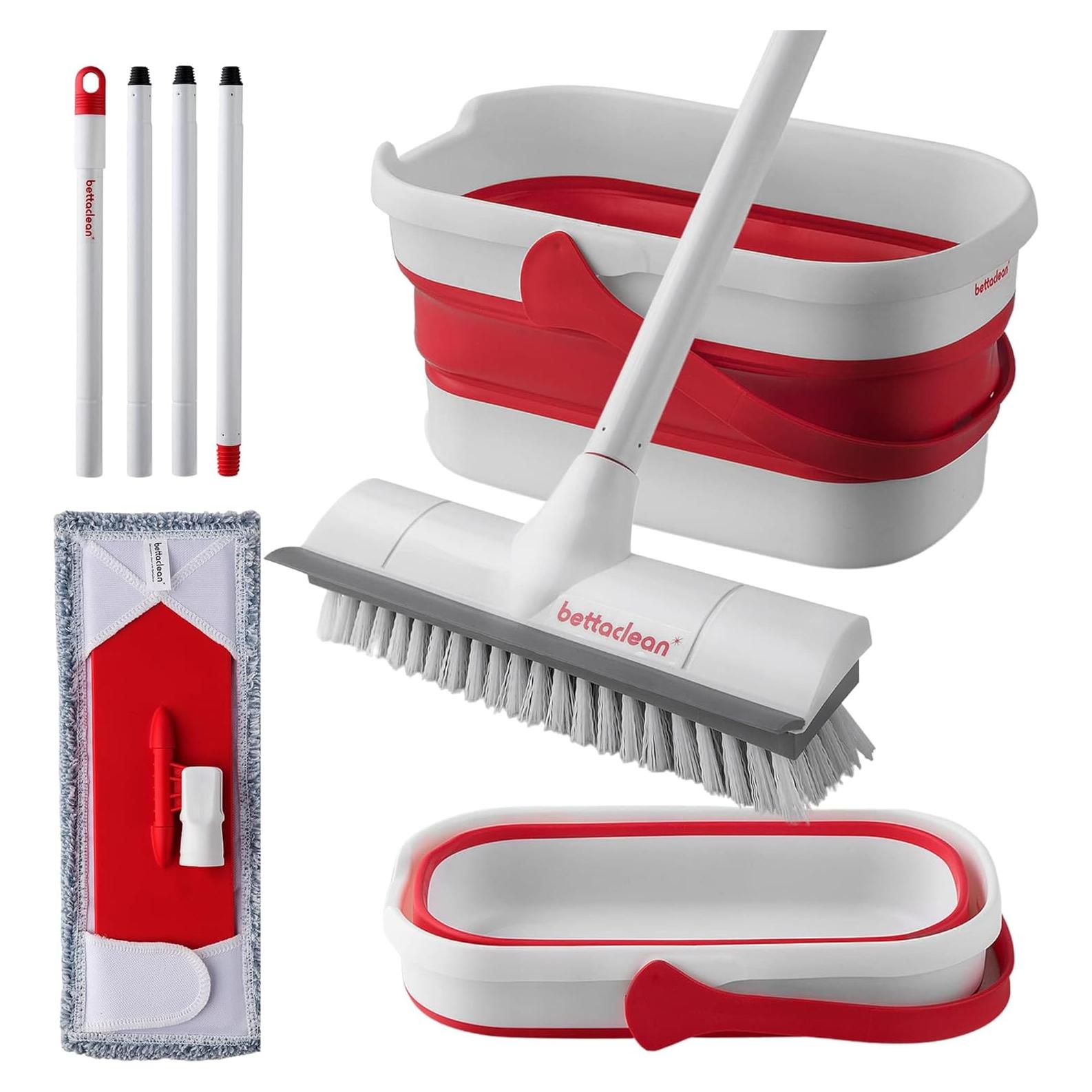 Juego de trapeador y cubo plegable Bettaclean 6 unidades