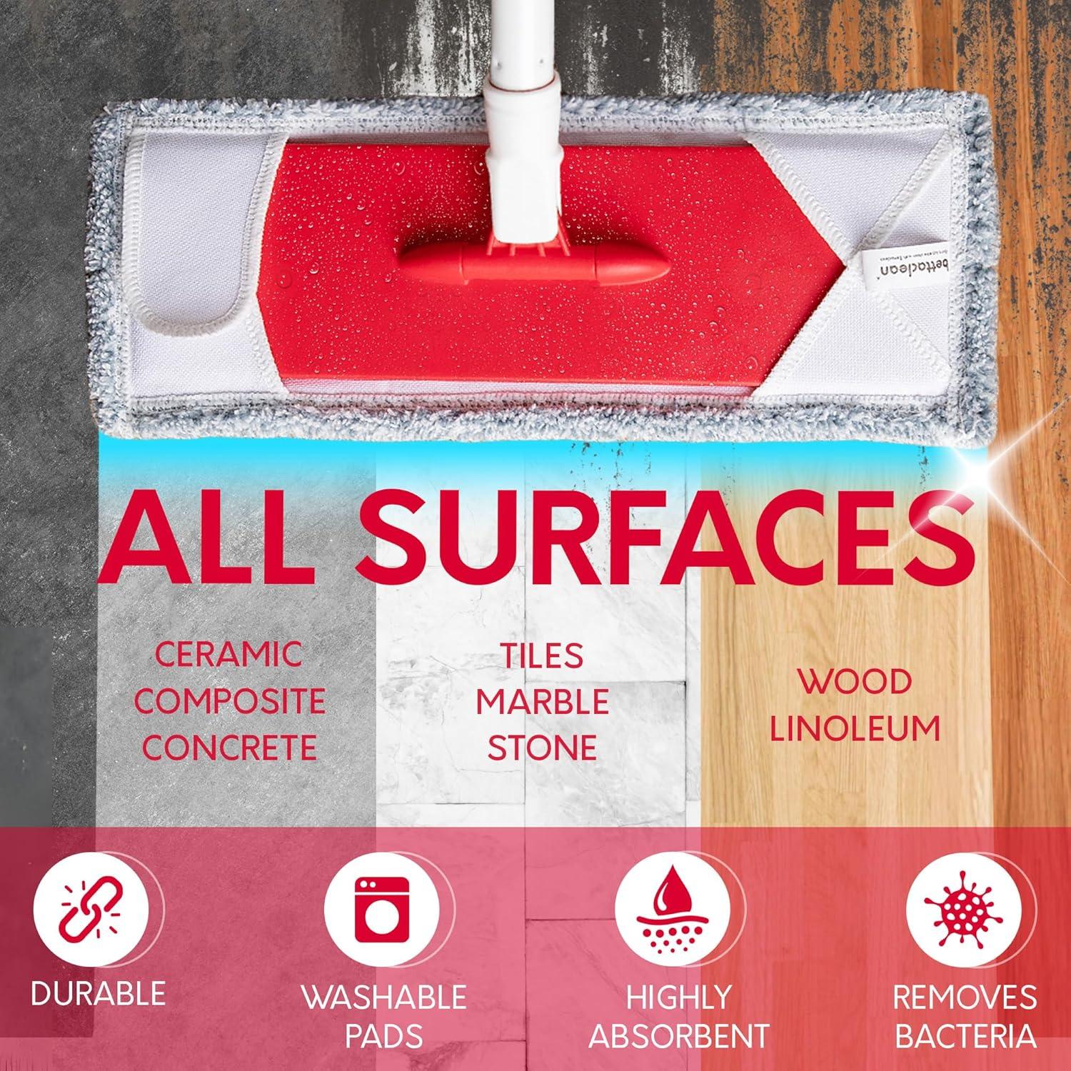 Juego de trapeador y cubo plegable Bettaclean 6 unidades