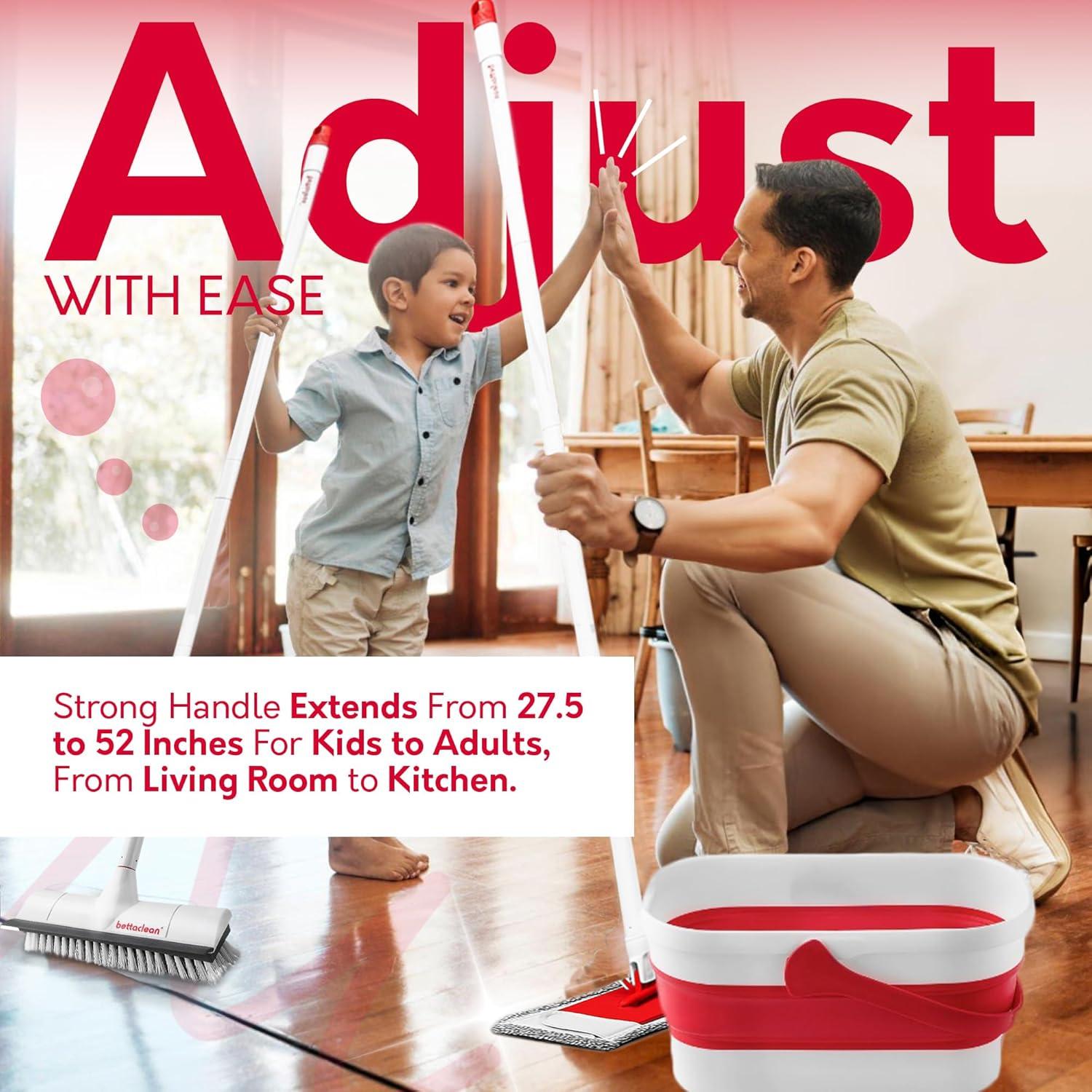 Juego de trapeador y cubo plegable Bettaclean 6 unidades