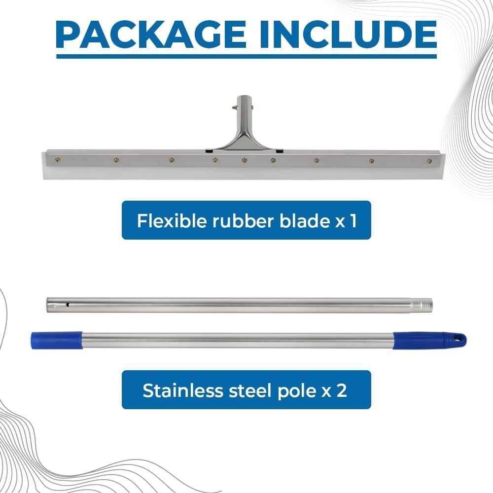 Limpiador de Suelos MHM AquaSlide PushPro 71 cm Acero Inoxidable