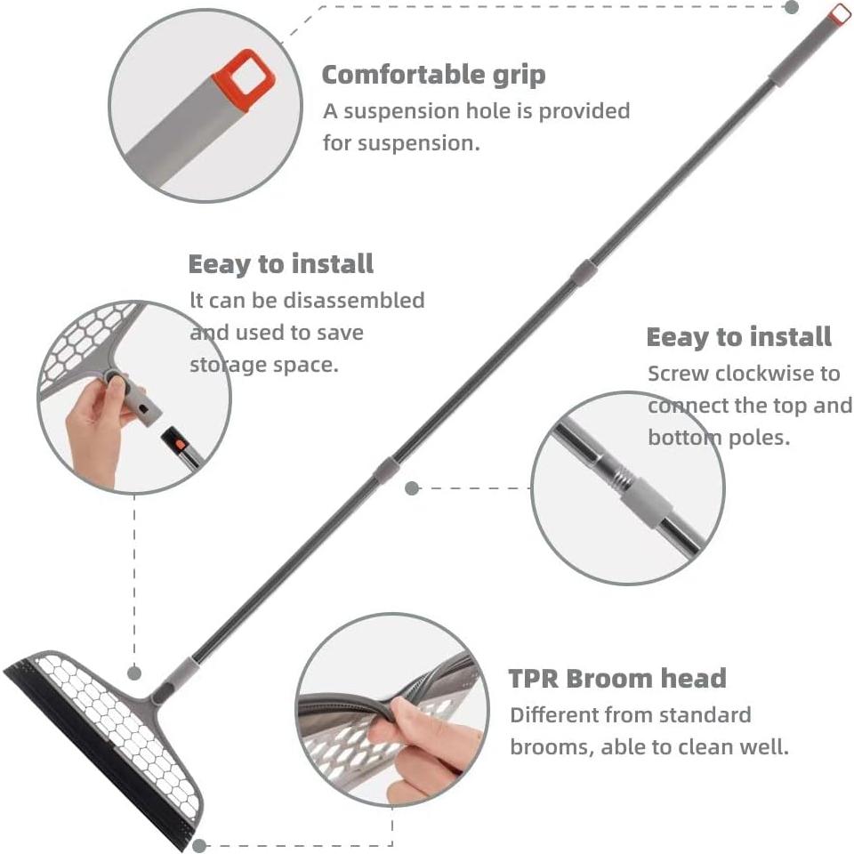 Escoba Mágica Multifuncional PLLITH 4 en 1 para Mascotas