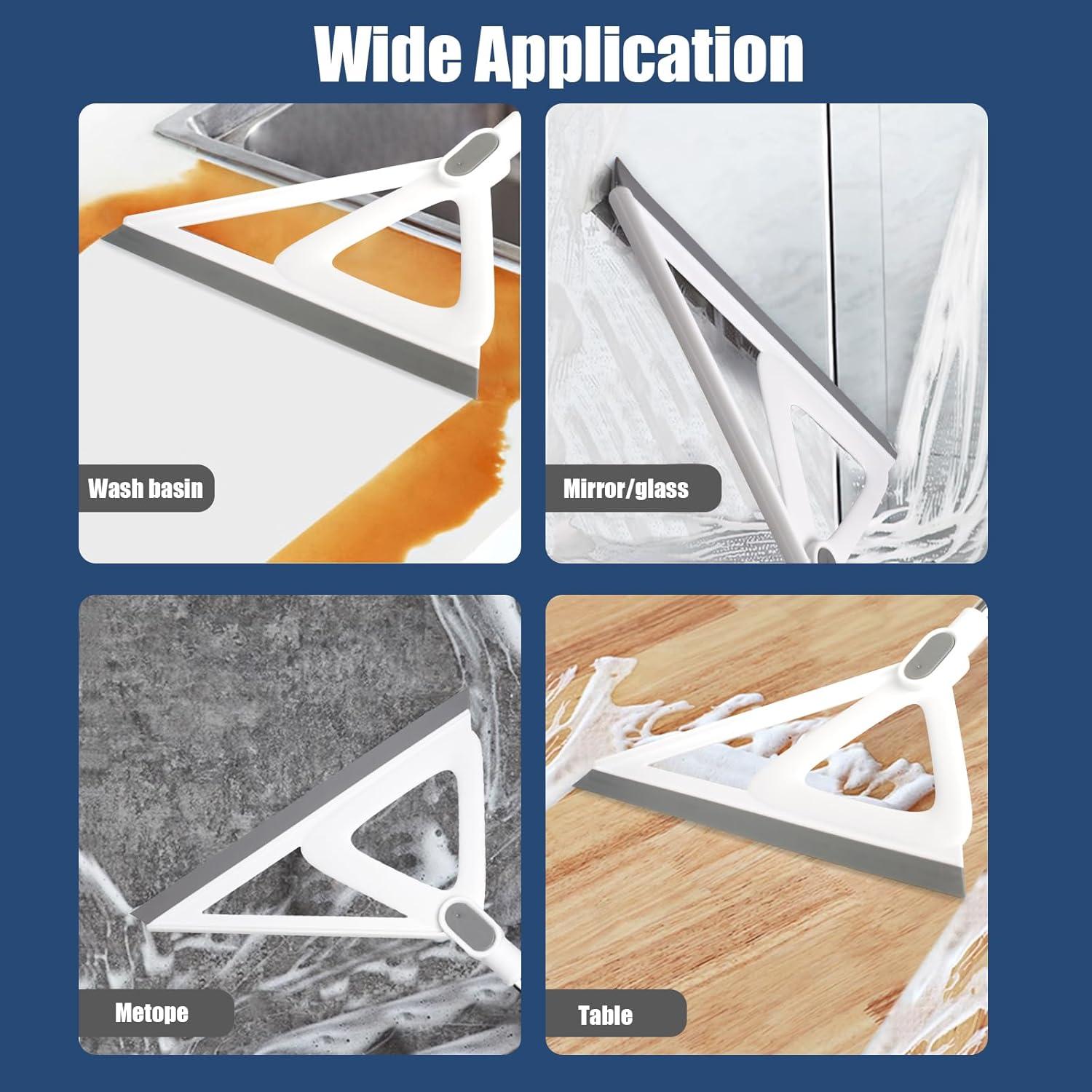 Escoba de Silicona Multifuncional XXFLOWER 139,7 cm Blanca
