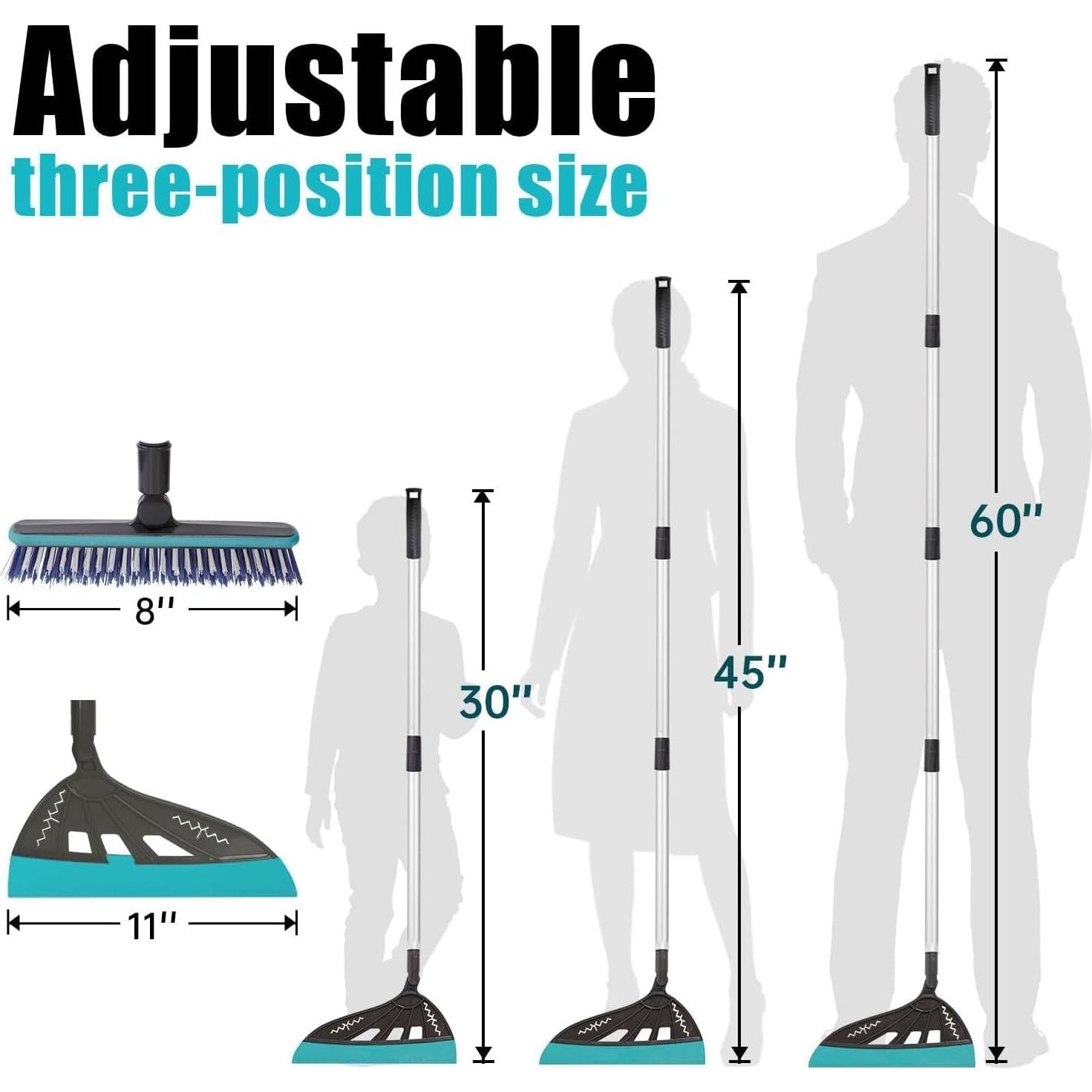 Escoba Mágica de Silicona HOLDSIGN con Mango Ajustable 152 cm