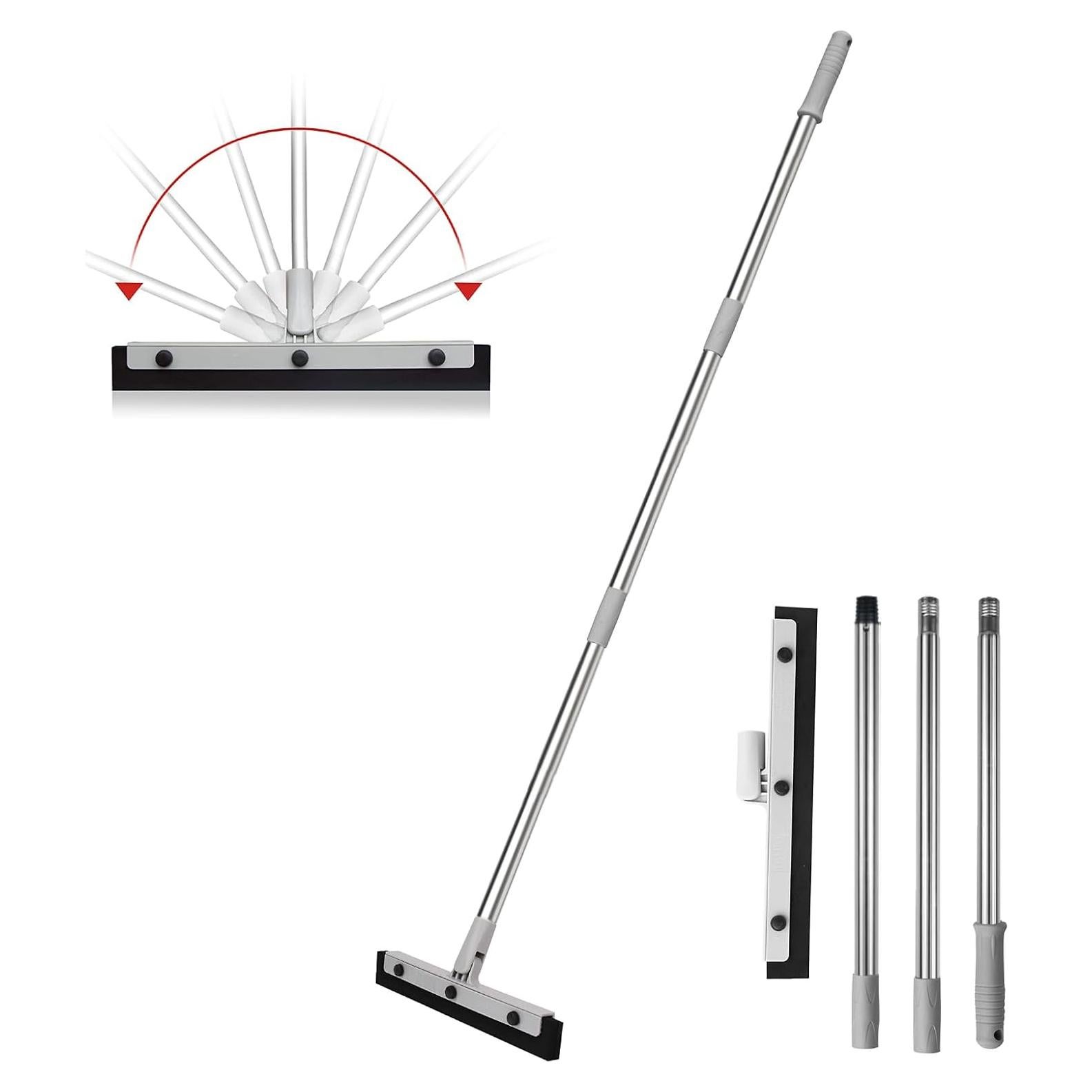 Escobilla de Piso DrDirt 35,56 cm Giratoria con Cuchilla de Goma