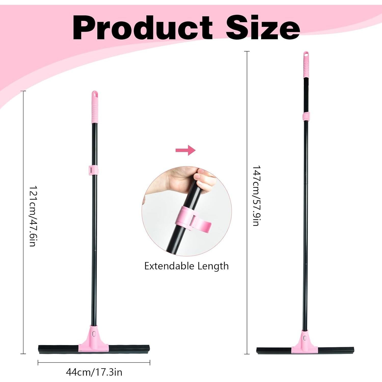 Escobilla de Ducha Telescópica XXFLOWER 43.9 cm Rosa