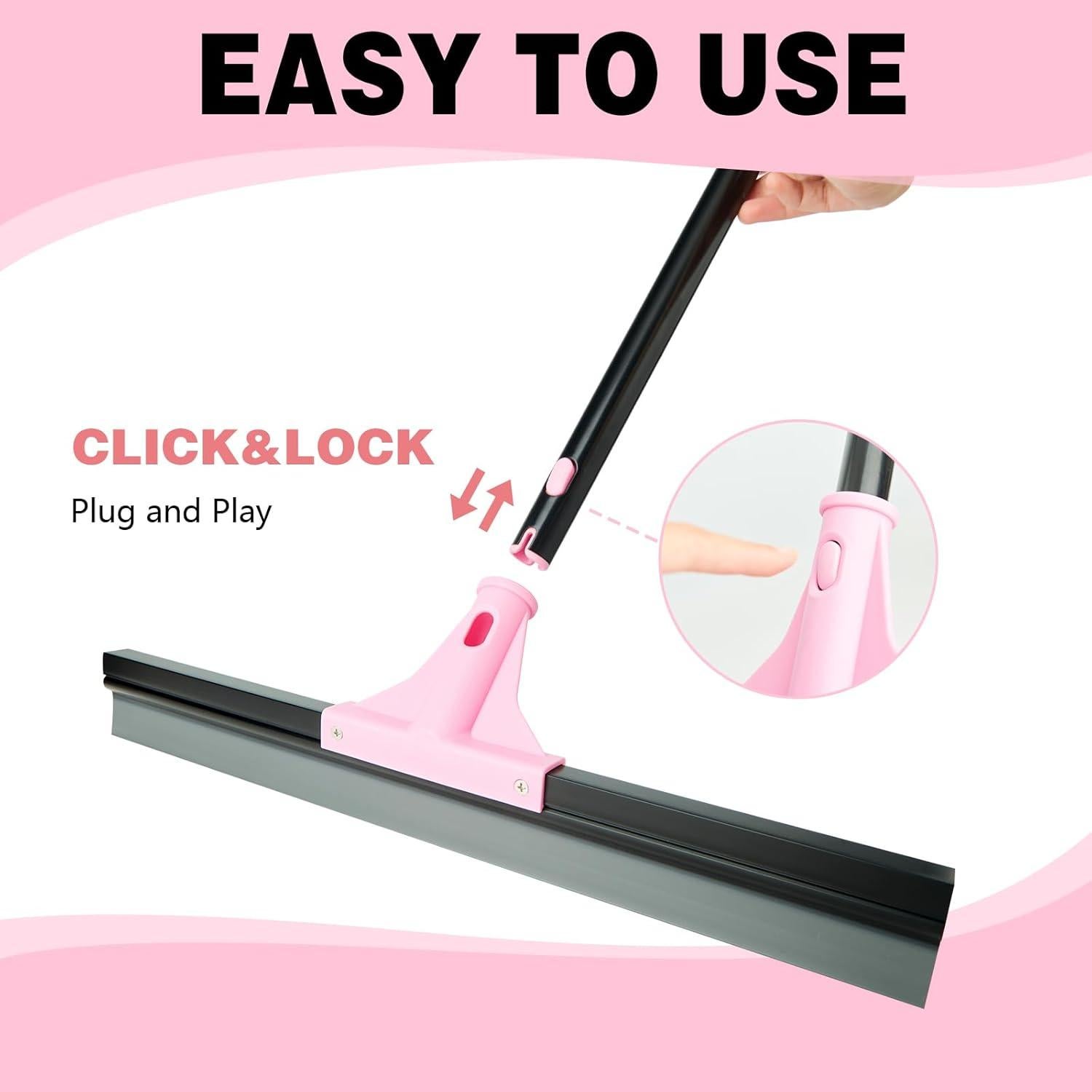 Escobilla de Ducha Telescópica XXFLOWER 43.9 cm Rosa