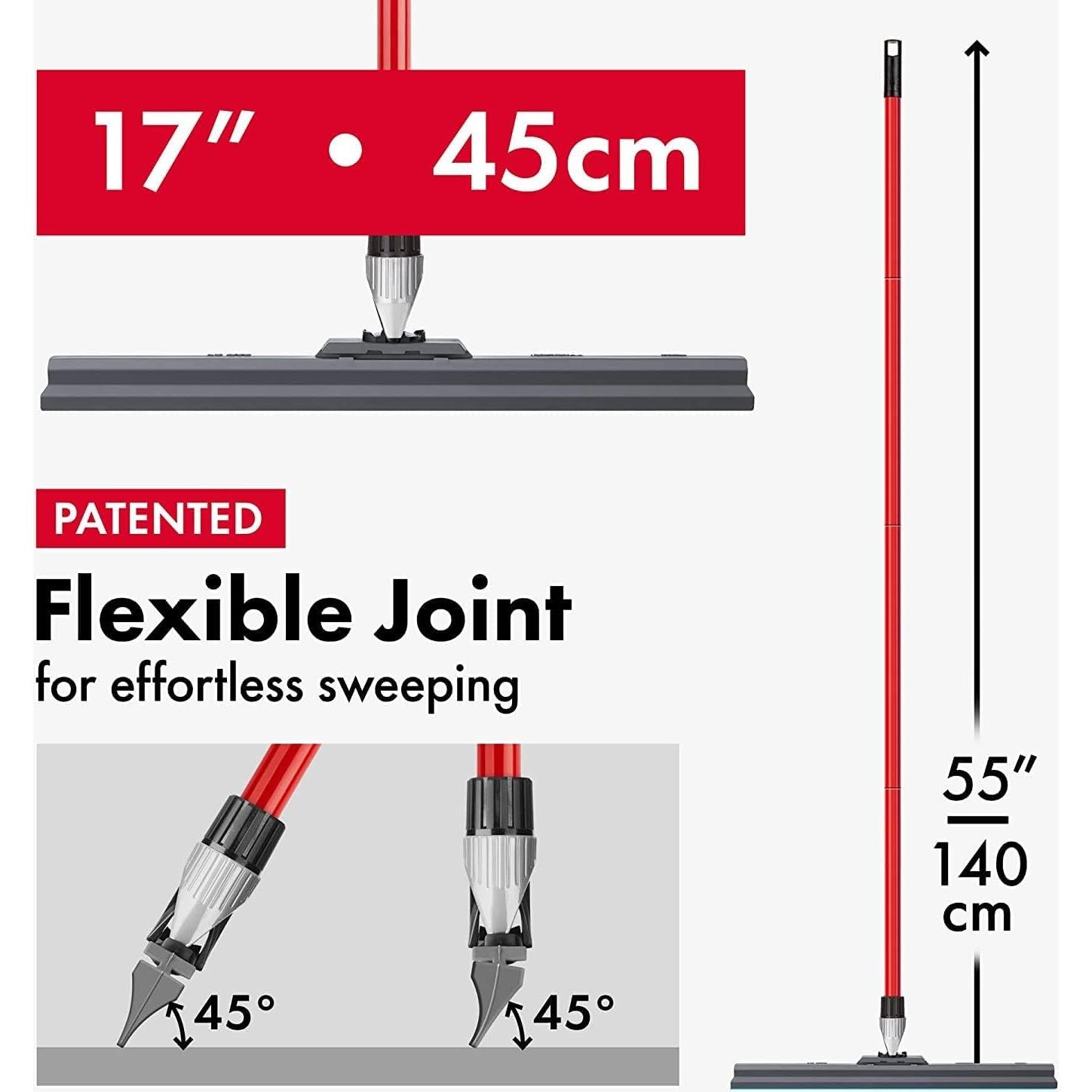 Raspador de Piso RavMag 43 cm Silicona Mango 139 cm