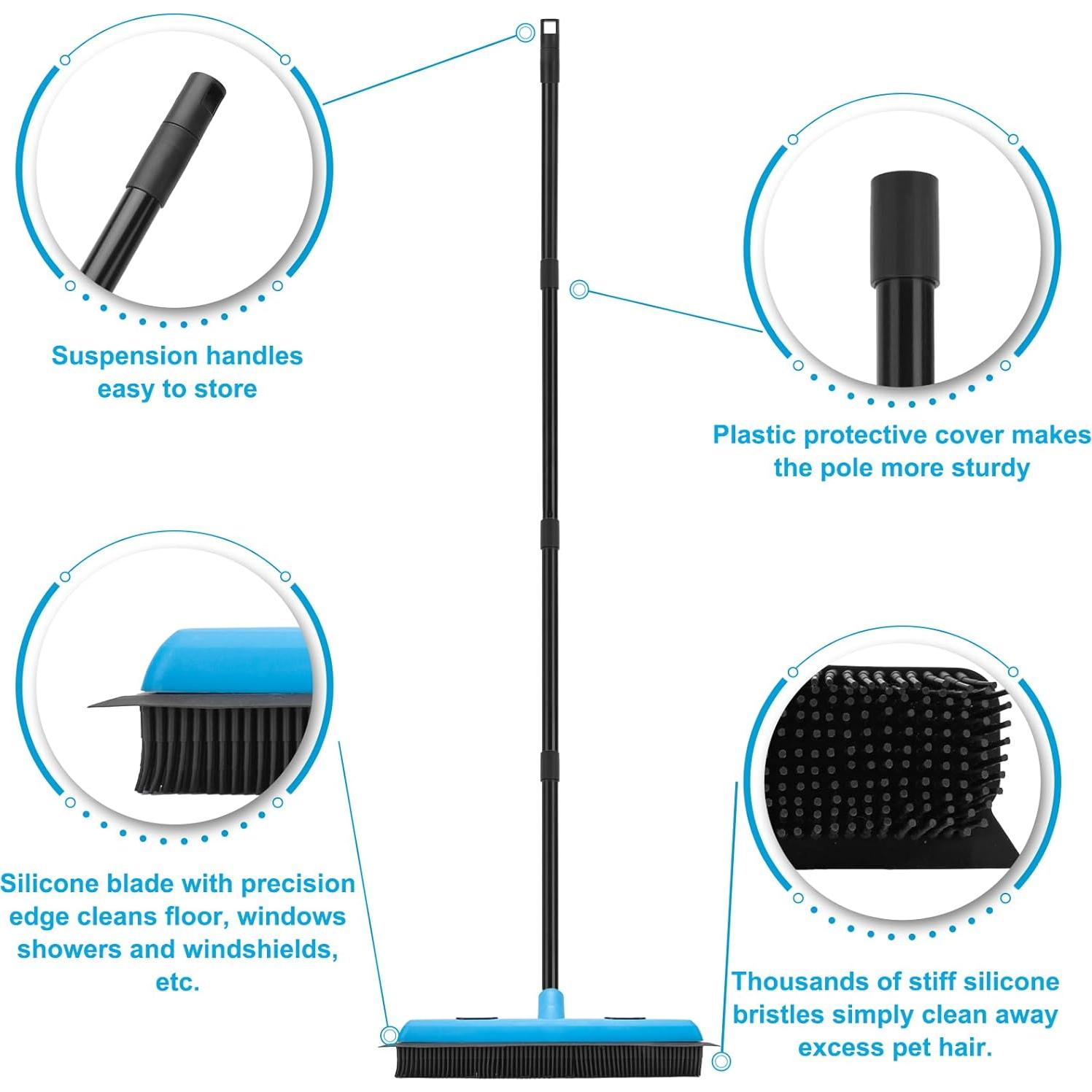 Escoba de goma KeFanta para pelo de mascotas 129,54 cm