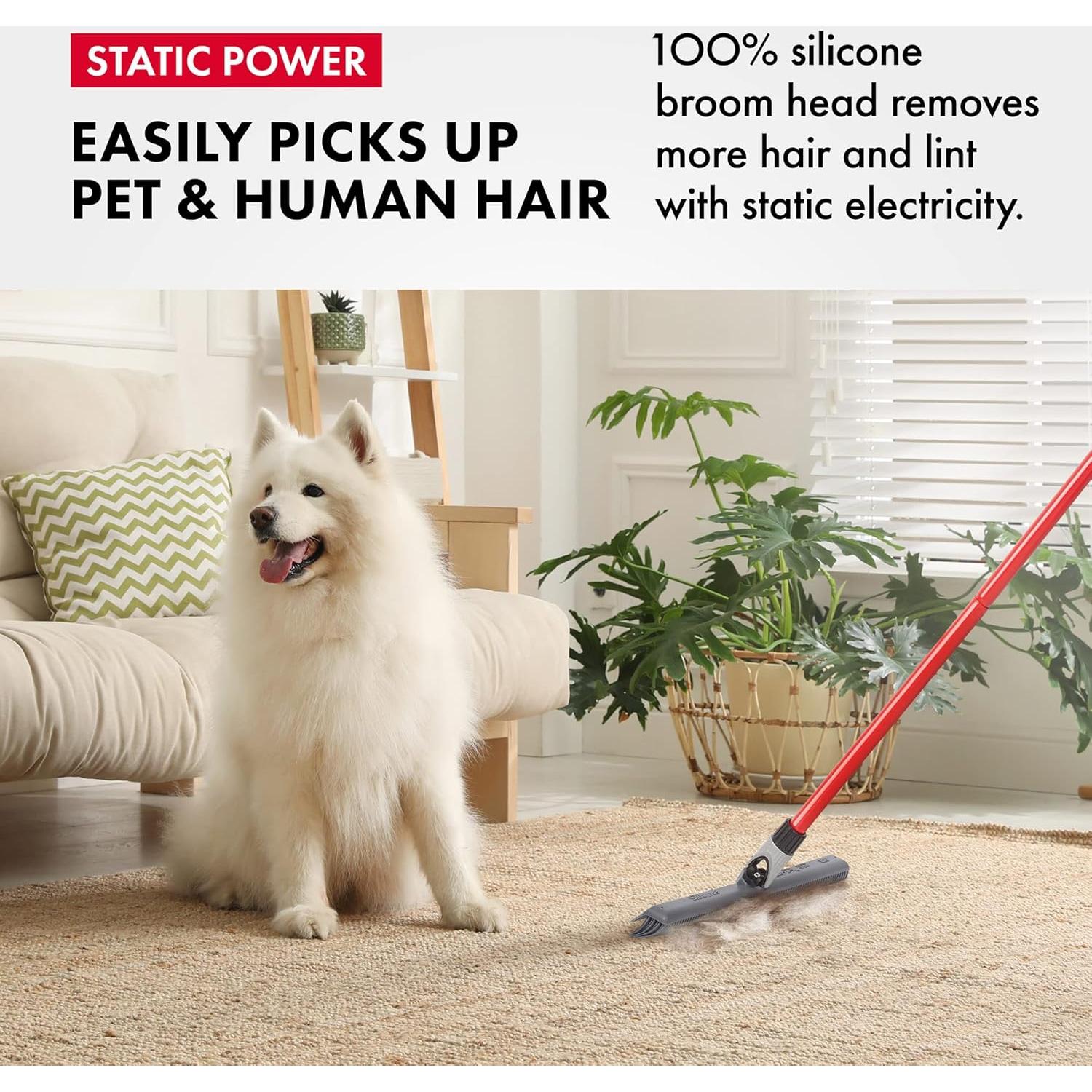 Escoba de Silicona 2 en 1 RAVMAG con Raspador 139,7 cm