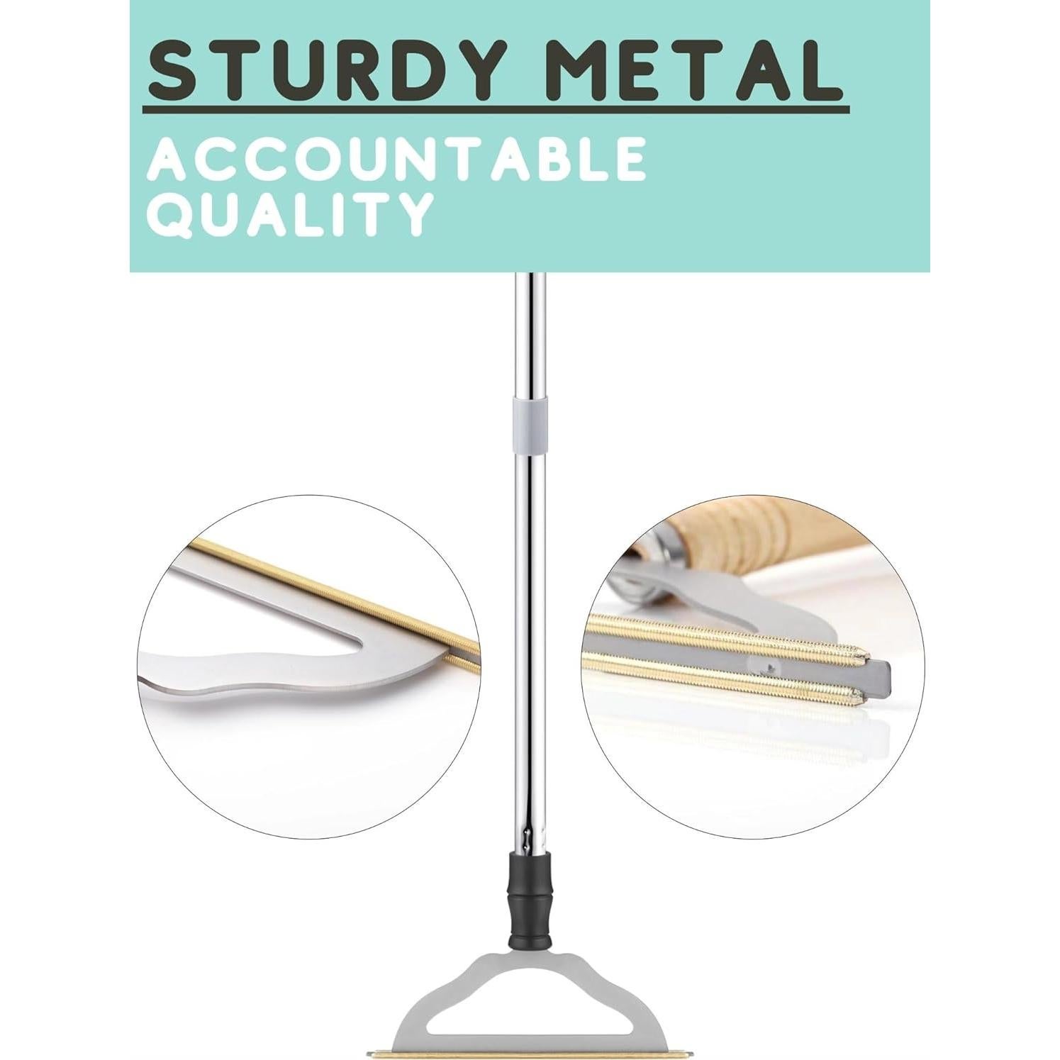 Removedor de Pelo de Mascotas HIMODA con Mango Ajustable 120 cm