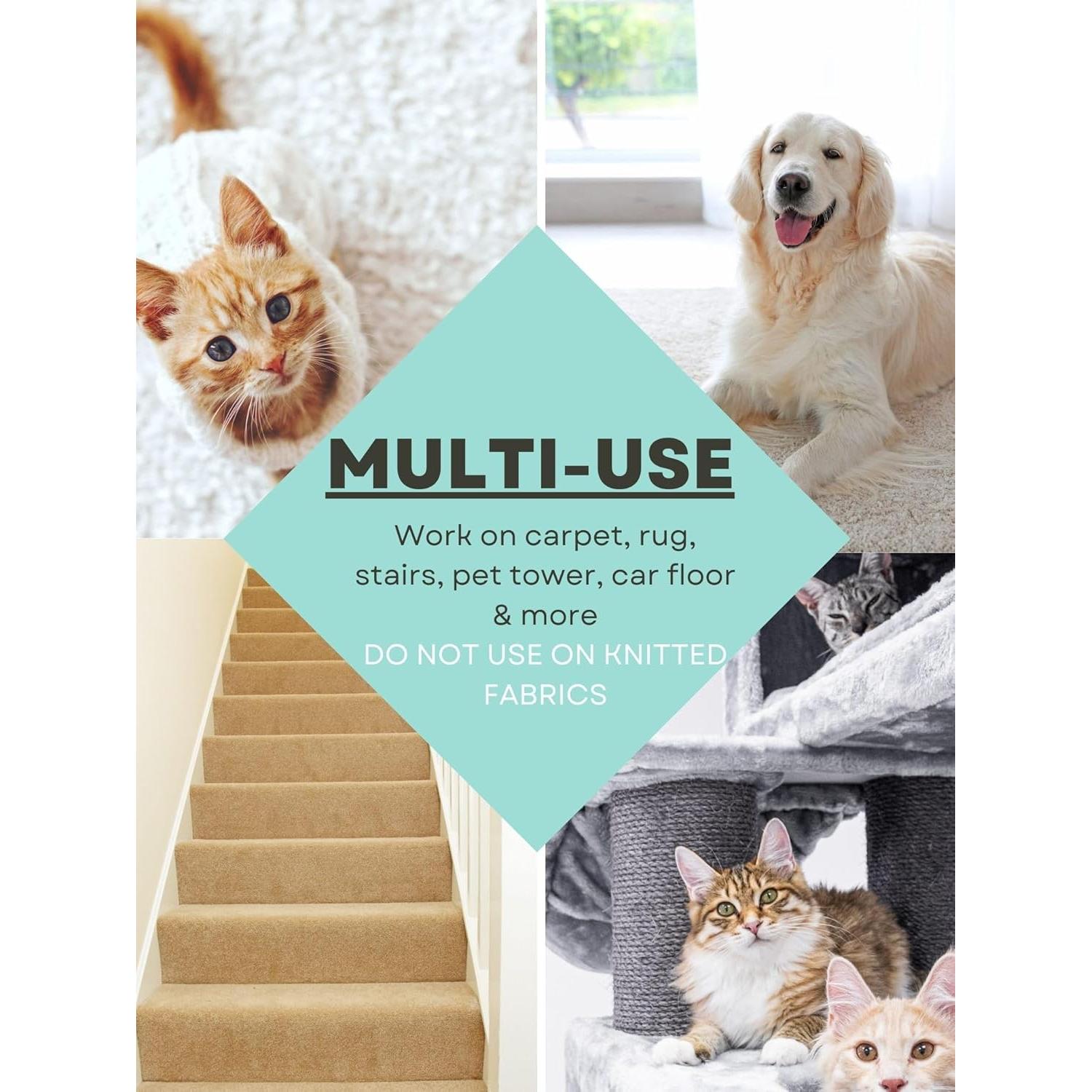 Removedor de Pelo de Mascotas HIMODA con Mango Ajustable 120 cm