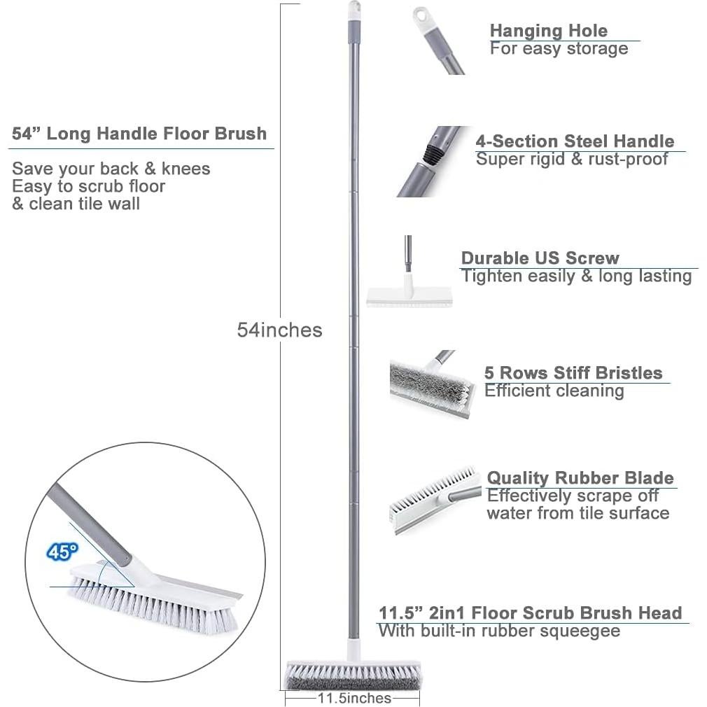 Cepillo de Fregado 2 en 1 SUPERWASH PLUS 137 cm