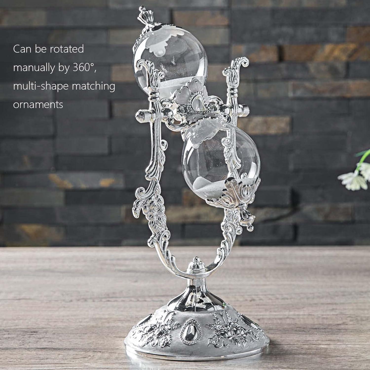 Reloj de Arena Rnuie 30 Min 29.97 cm Decorativo Plata