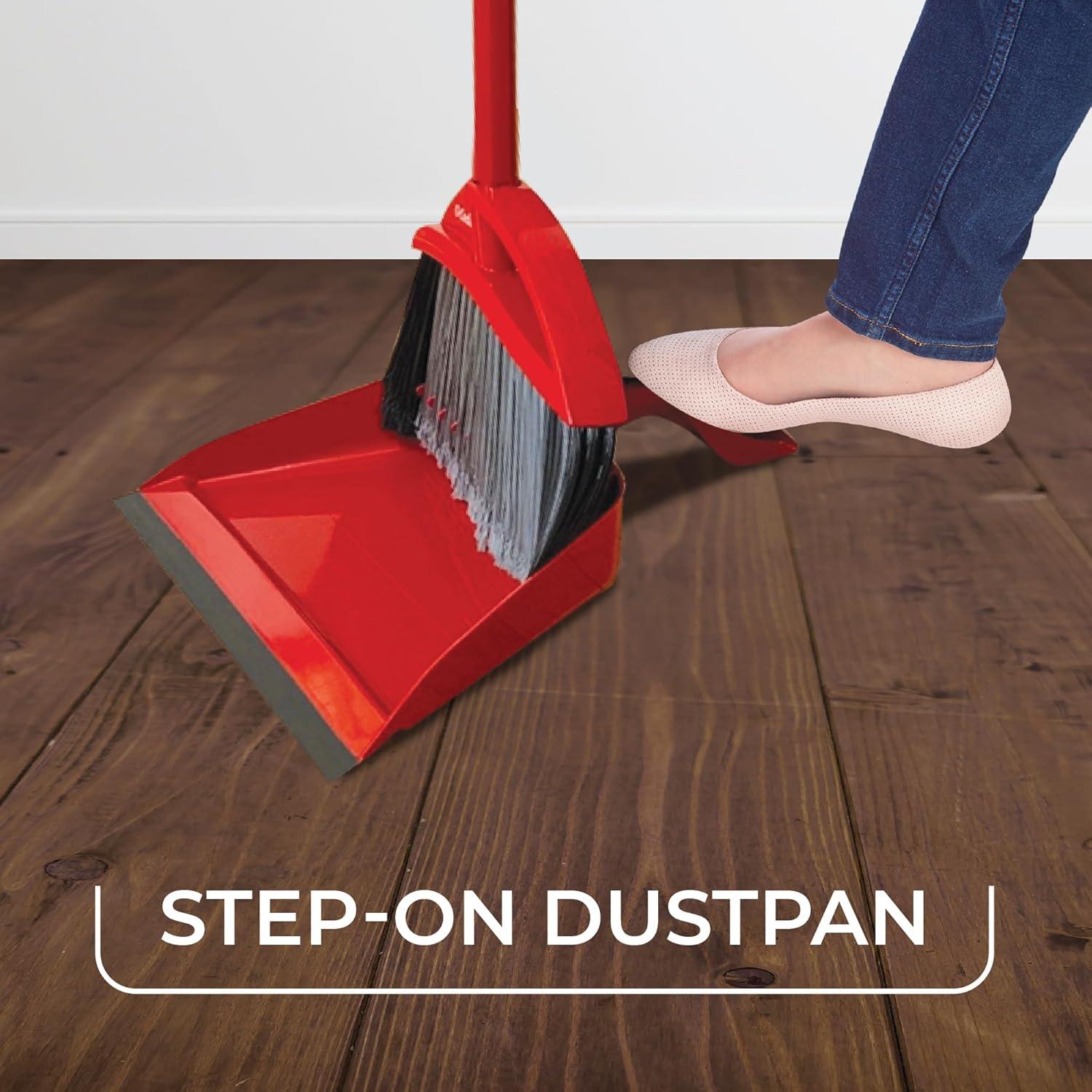 Escoba O-Cedar Pet Pro y recogedor de pie - Limpieza eficaz