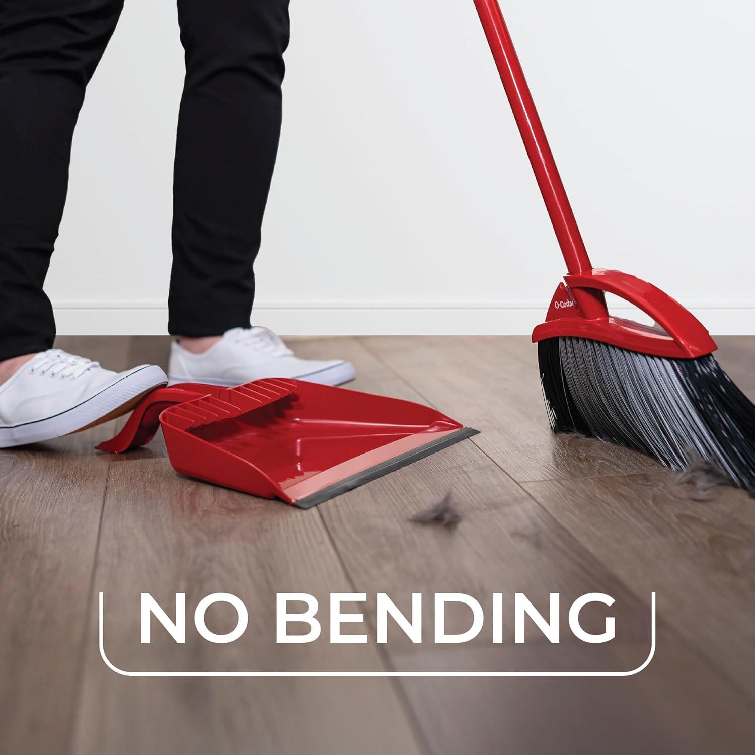 Escoba O-Cedar Pet Pro y recogedor de pie - Limpieza eficaz