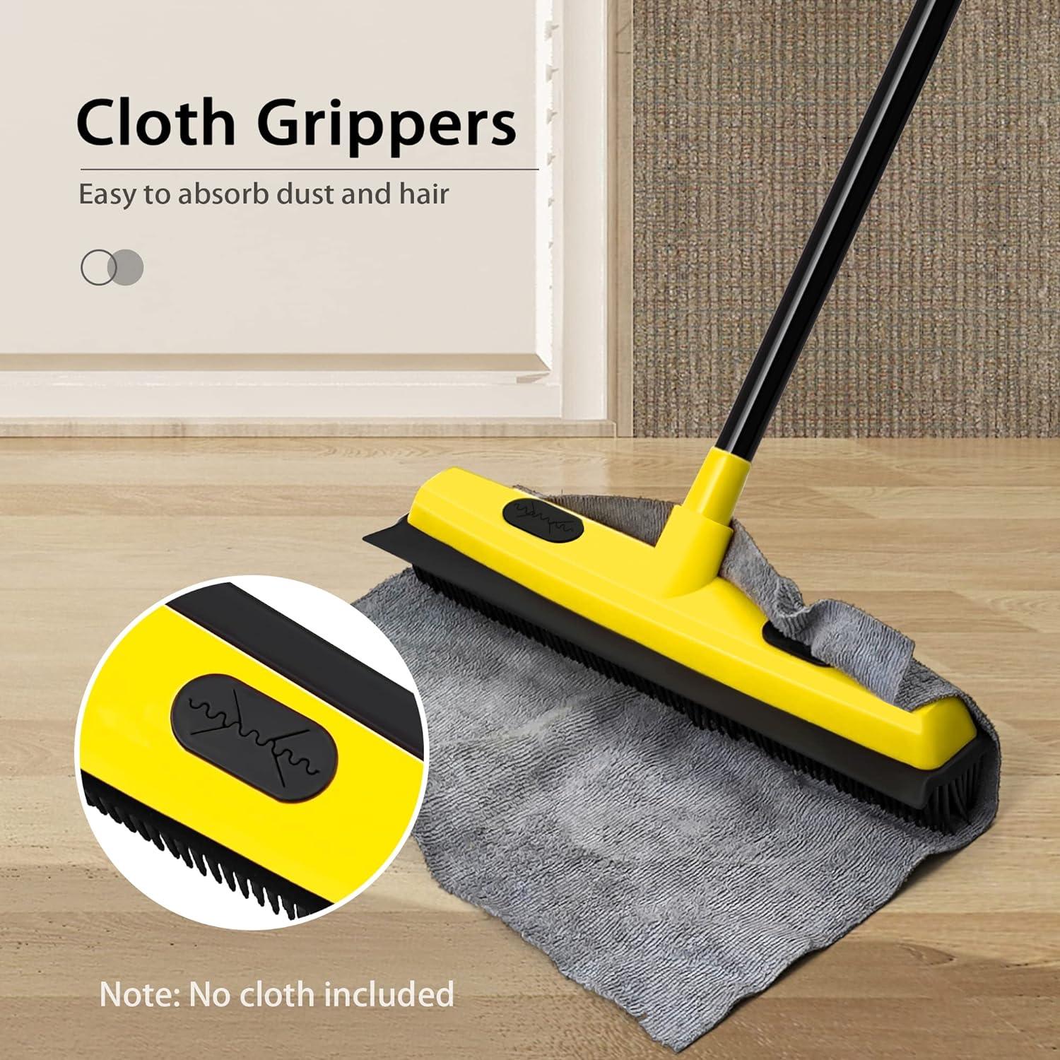 Escoba de goma Dolanx-A06 con rasqueta 134 cm para mascotas