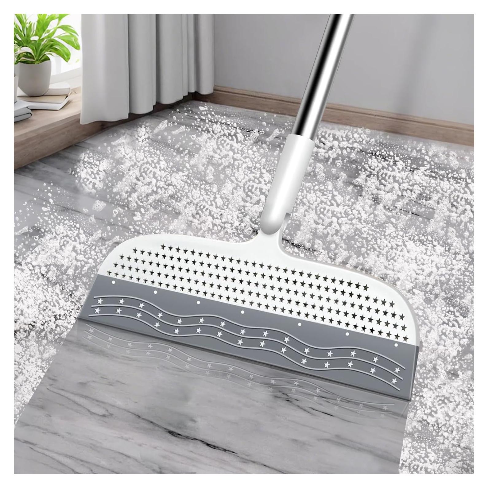 Escoba de goma PRATIQUE 135,89 cm cabezal rotatorio 180°