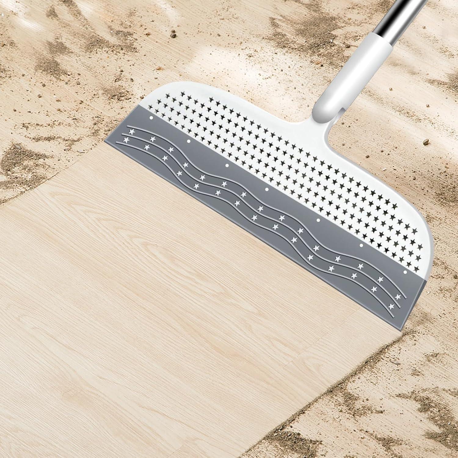 Escoba de goma PRATIQUE 135,89 cm cabezal rotatorio 180°