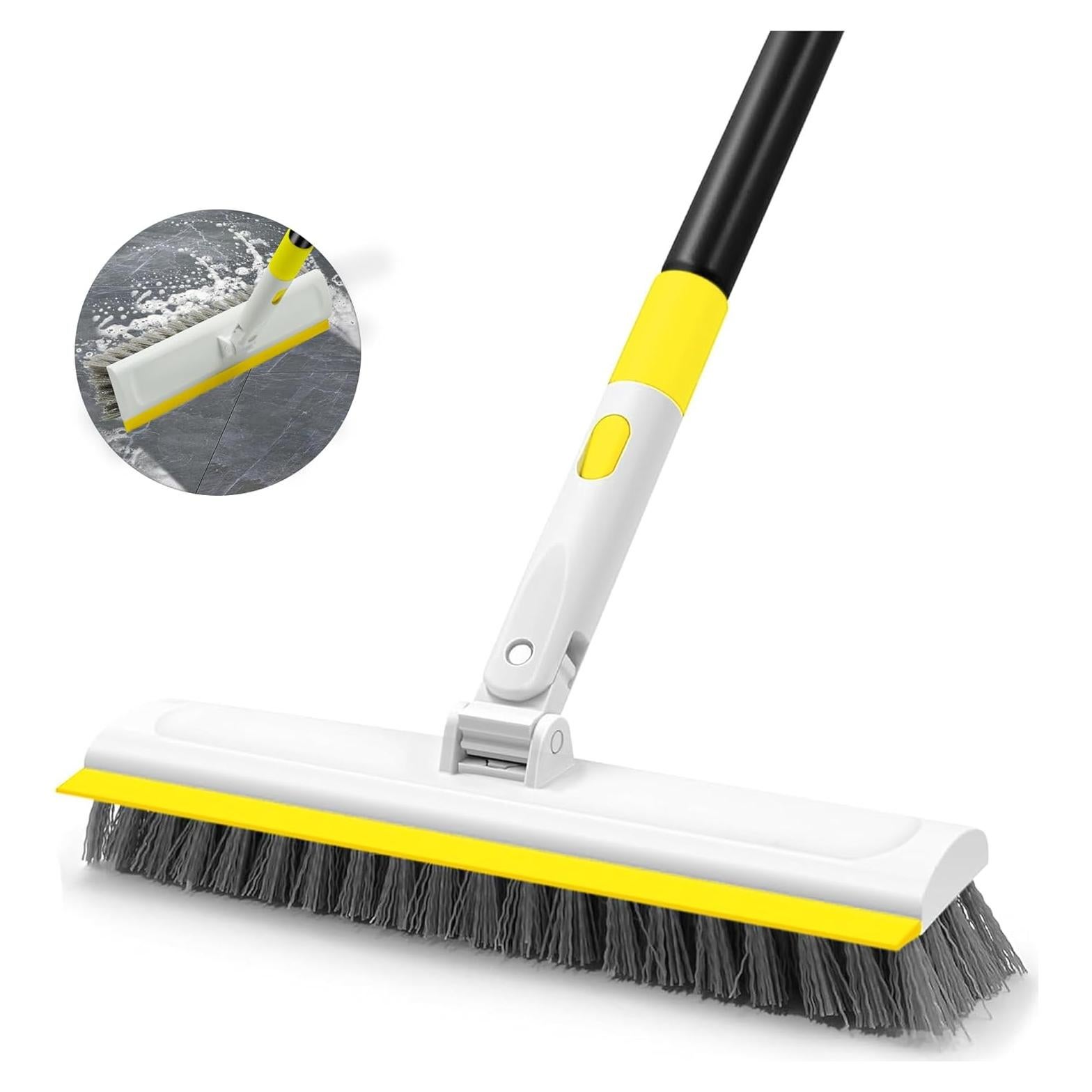 Cepillo de Fregado de Piso DALIPER 2 en 1 con Mango Ajustable