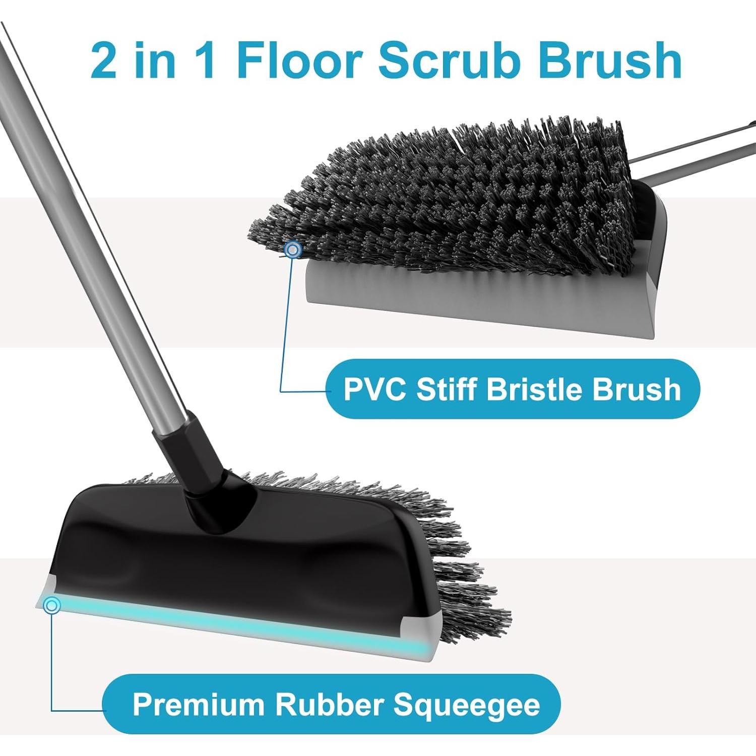 Cepillo de limpieza ITTAR 2 en 1 con mango largo 25,4 cm