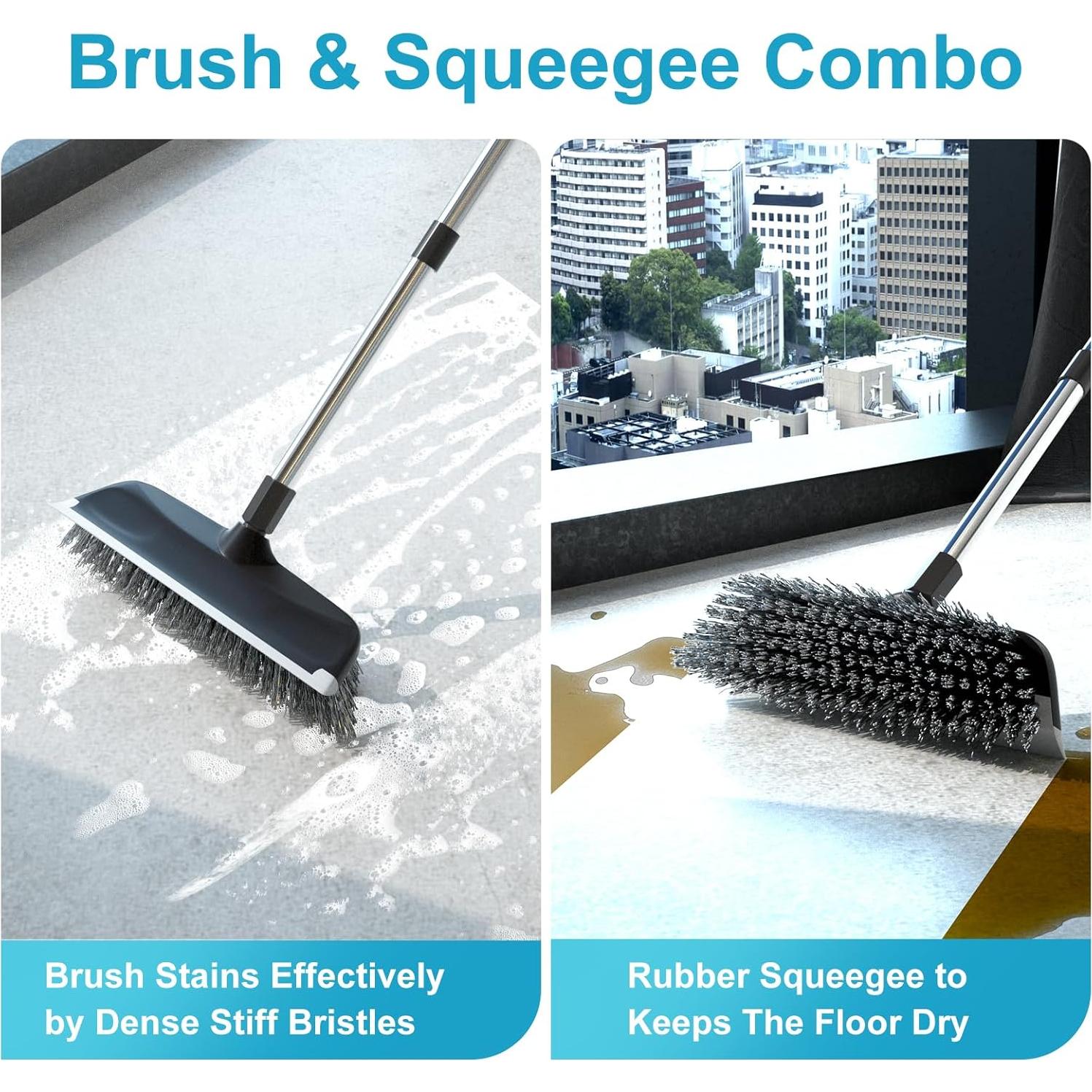 Cepillo de limpieza ITTAR 2 en 1 con mango largo 25,4 cm