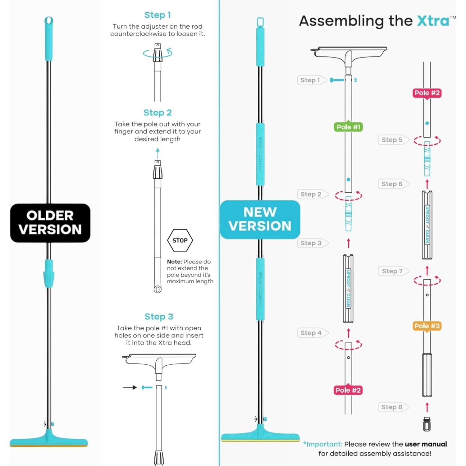 Rasqueta de Alfombra Uproot Clean Xtra para Pelo de Mascota